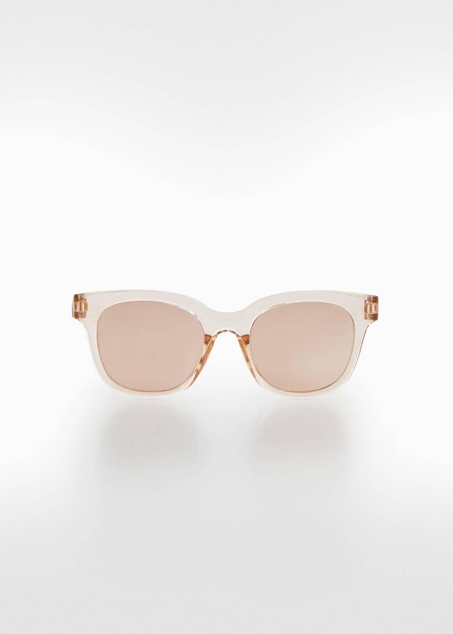 Mango - Pink Acetate Frame Sunglasses, kids Girls