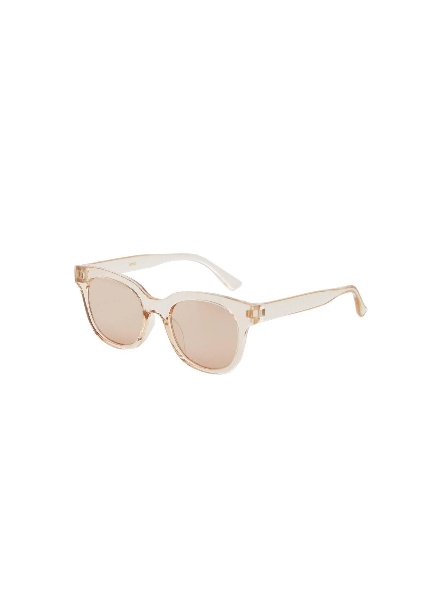 Mango - Pink Acetate Frame Sunglasses, kids Girls