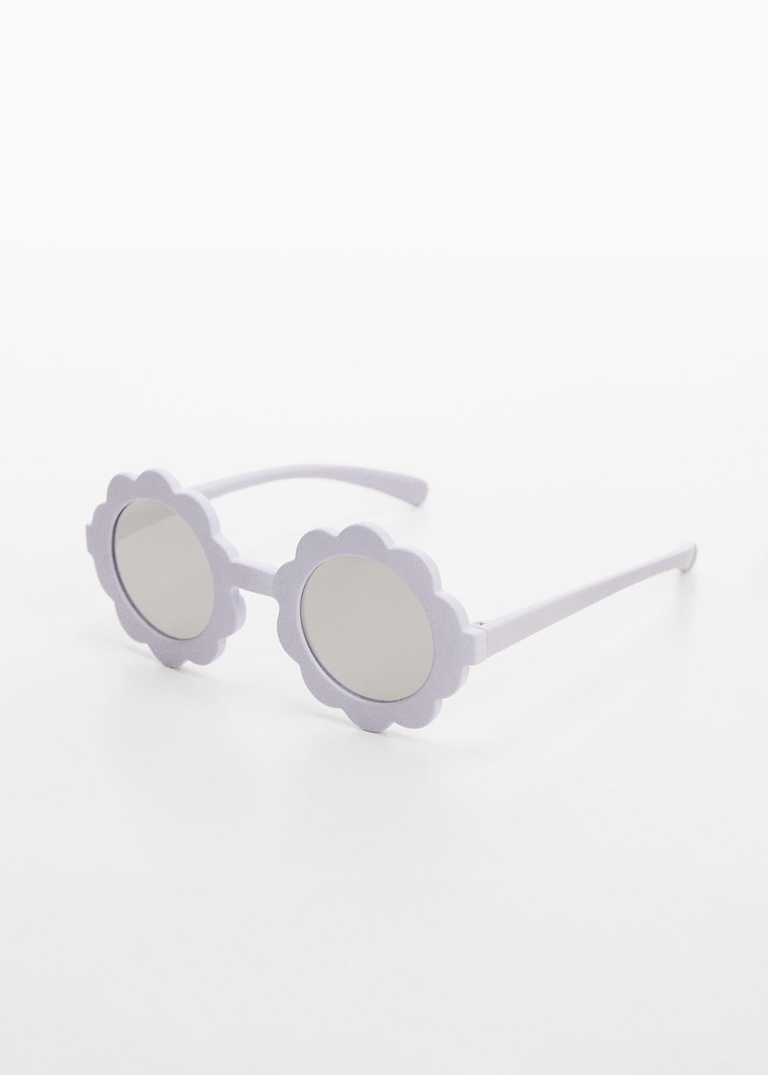 Mango - Purple Lt-Pastel Flower Sunglasses, Kids Girls