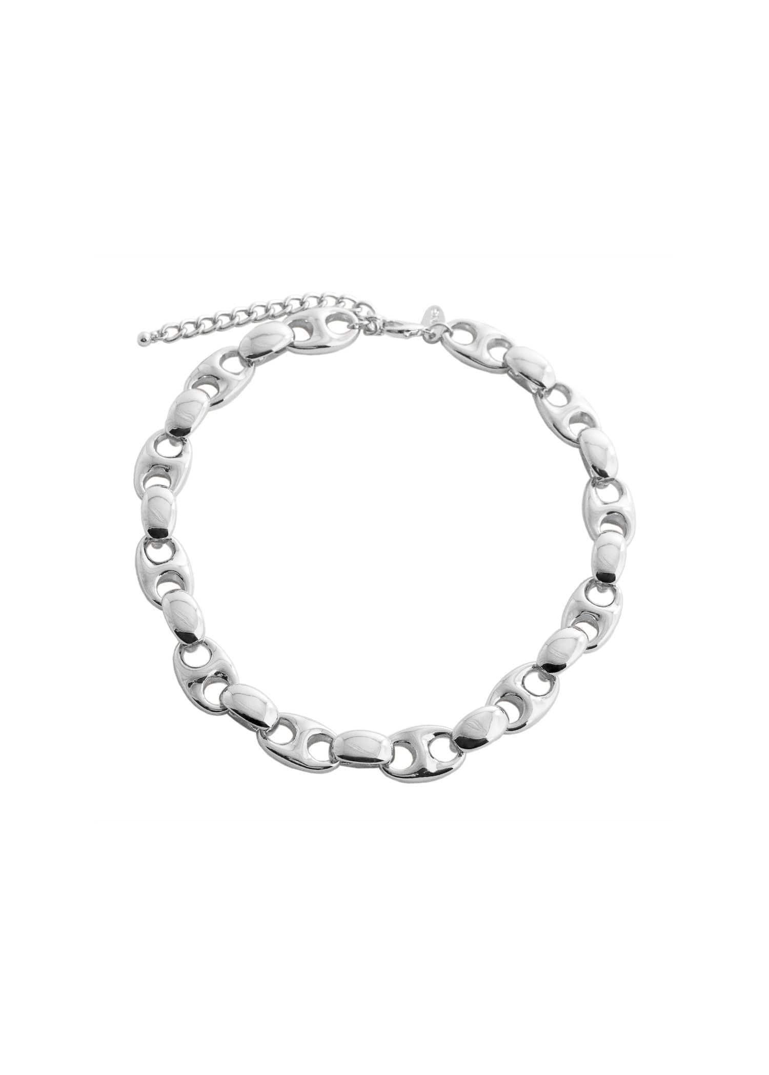 Silver Link Chain Necklace, , large image number 0