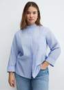 Mango - Blue Buttoned Cotton Shirt