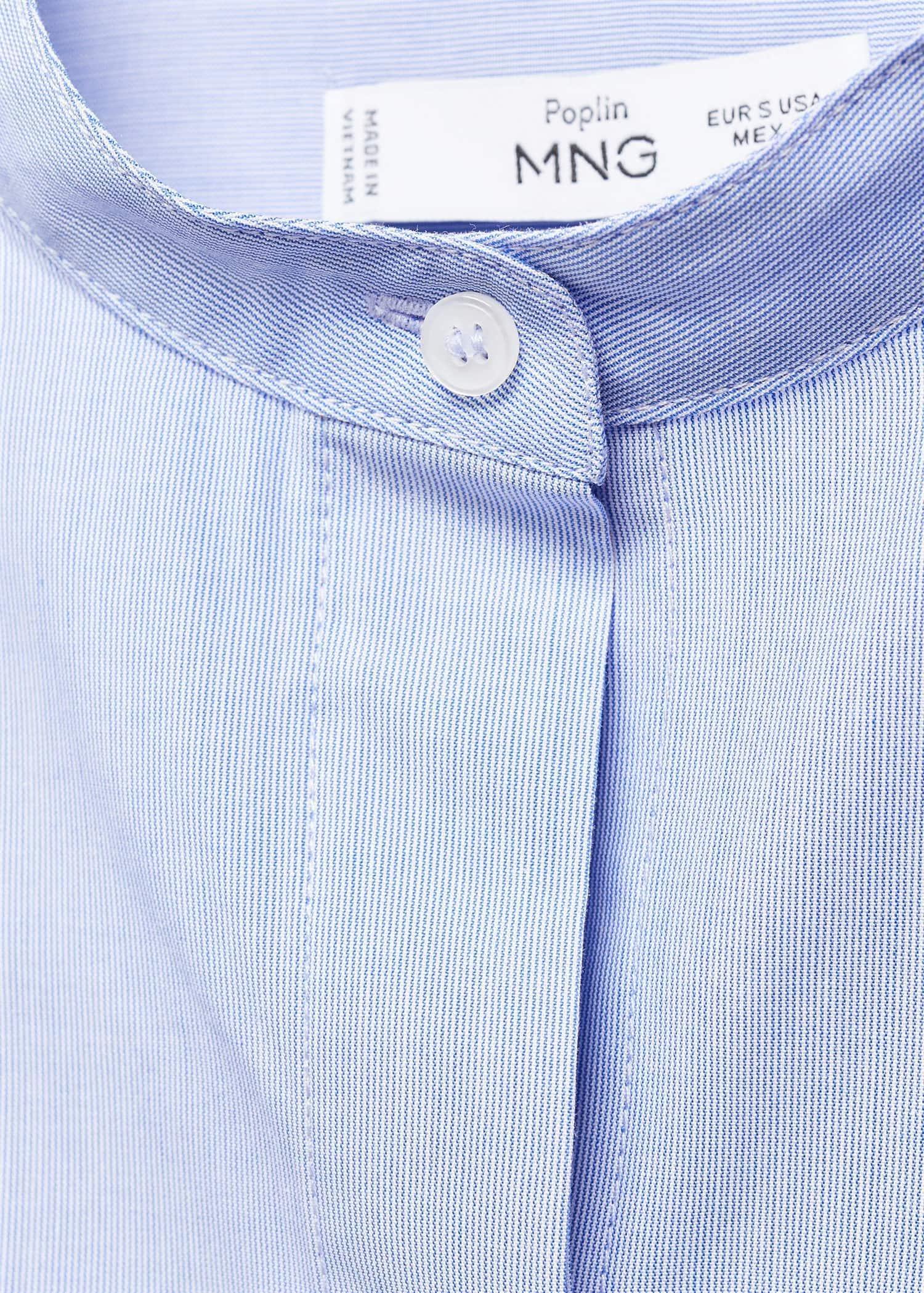 Mango - Blue Buttoned Cotton Shirt