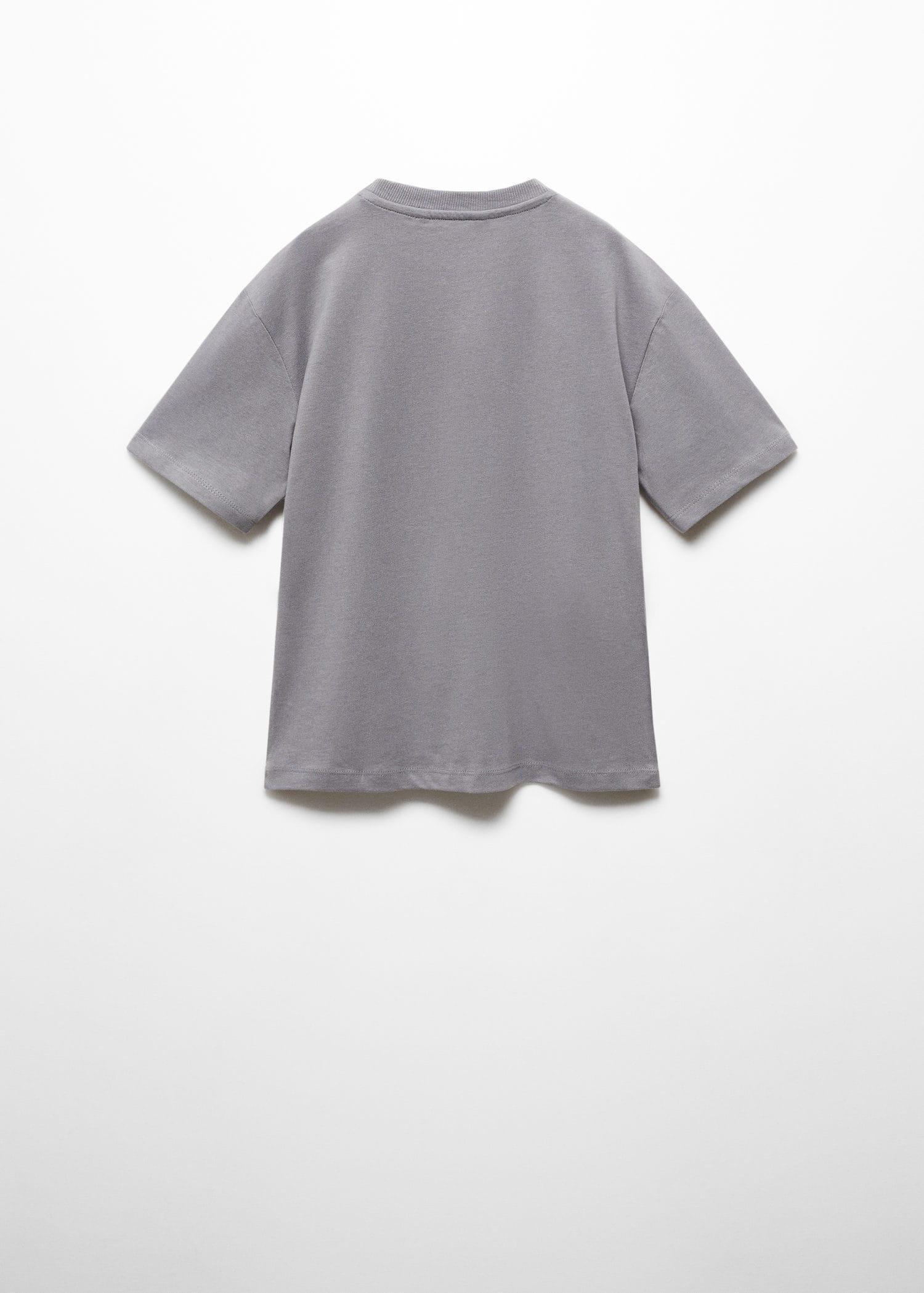 Mango - Grey Surf Printed T-Shirt, Kids Boys