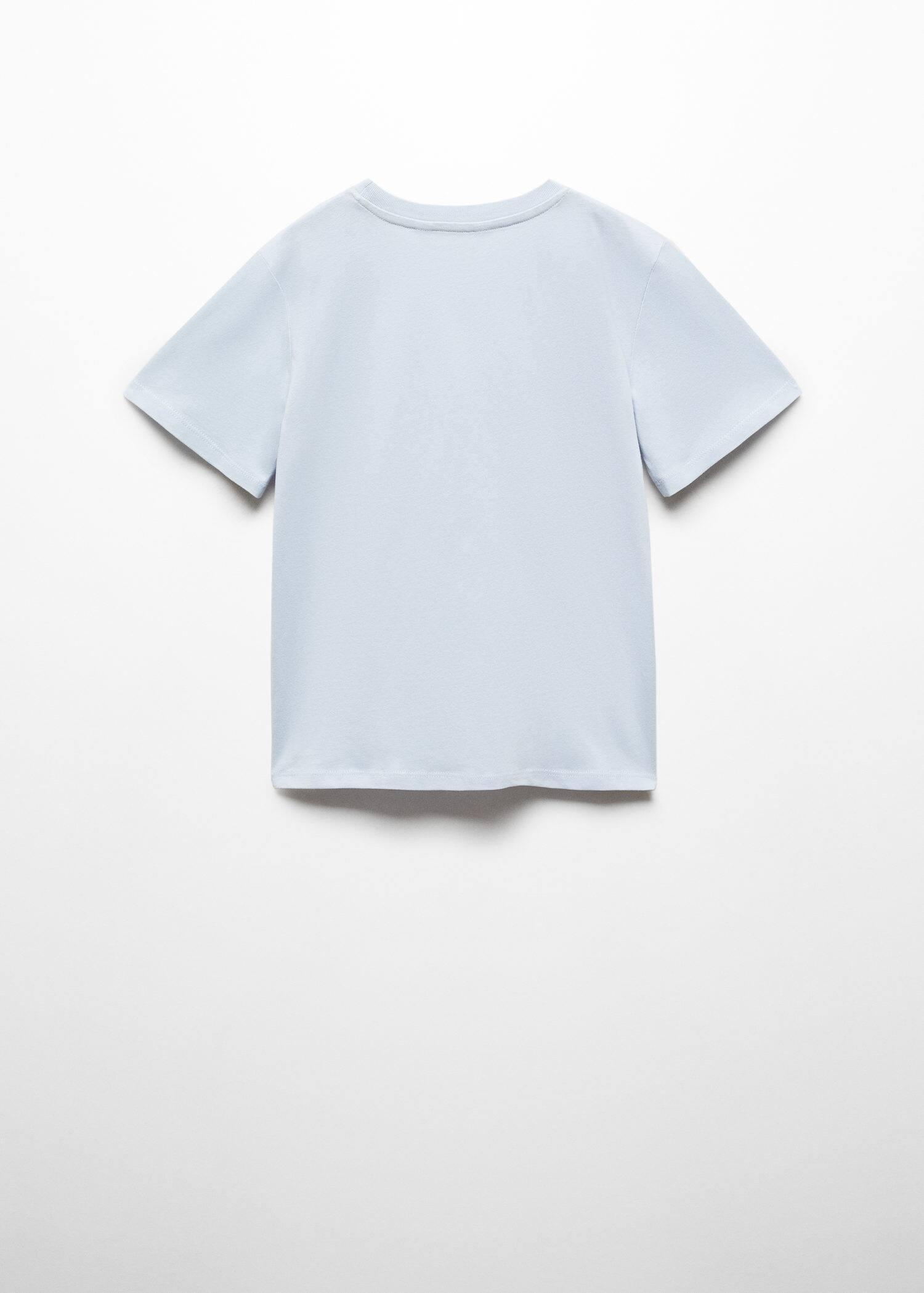 Mango - Blue Essential Cotton-Blend T-Shirt, Kids Boys