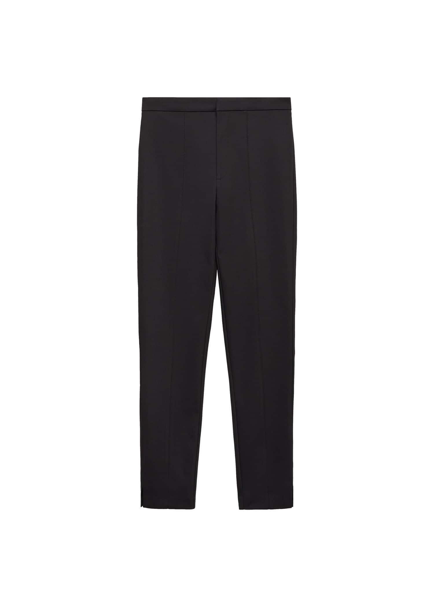 Black Crop Skinny Trousers, , large image number 5