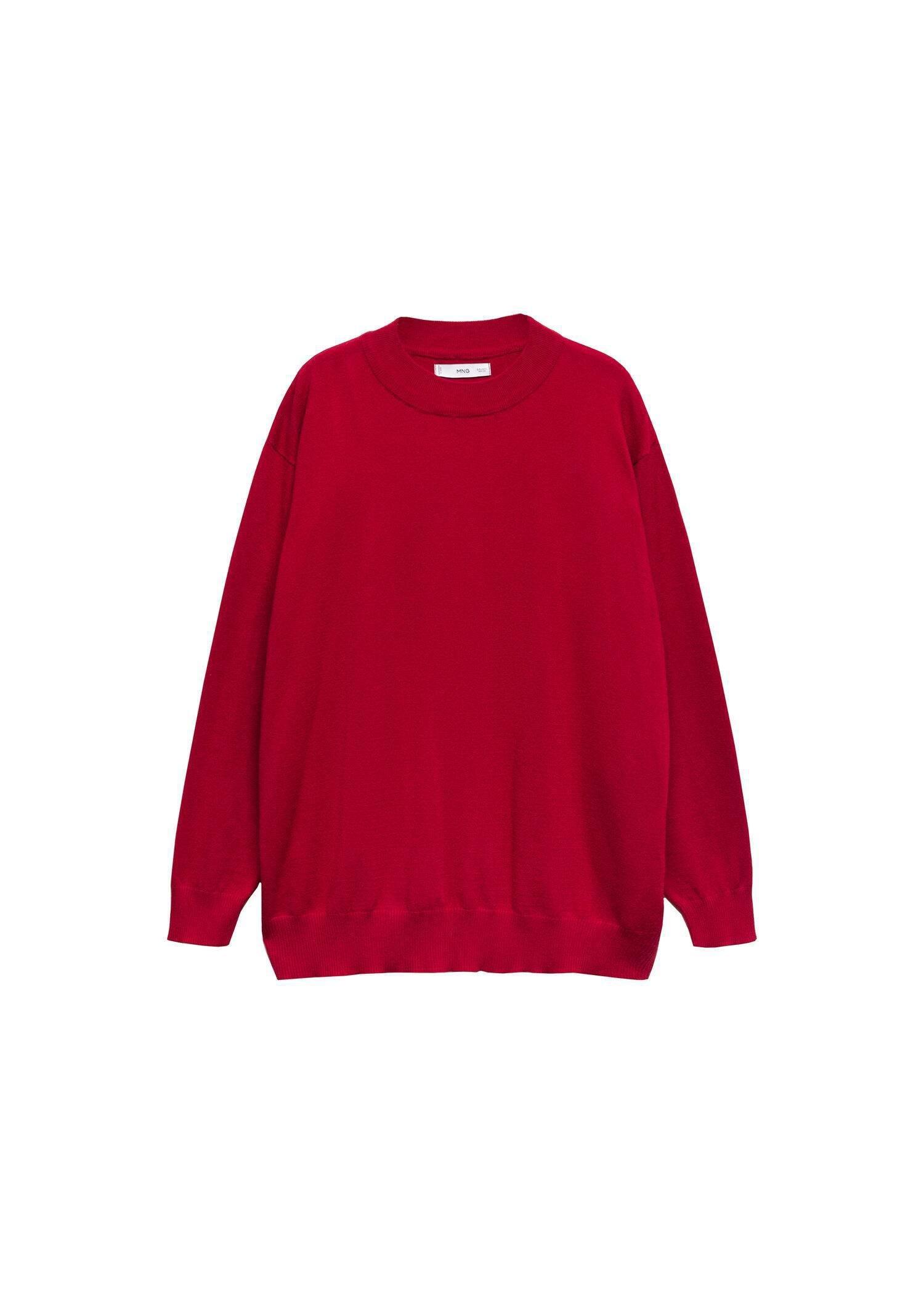 Mango - Red Knitted Sweater