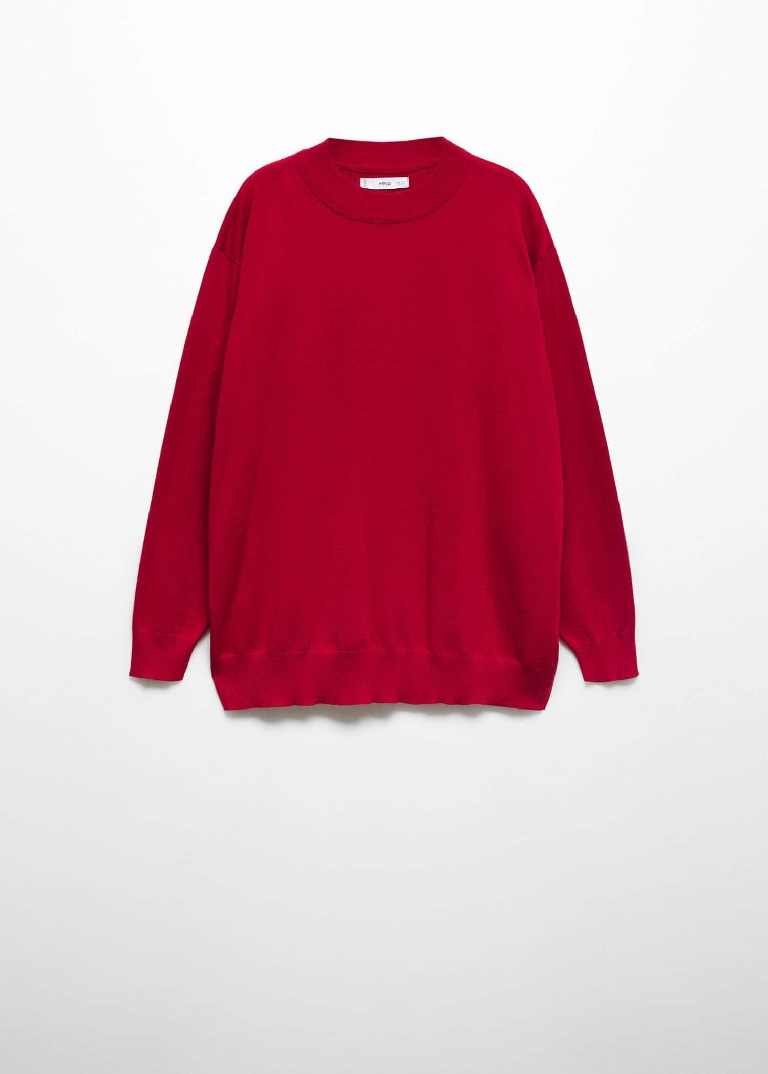 Mango - Red Knitted Sweater