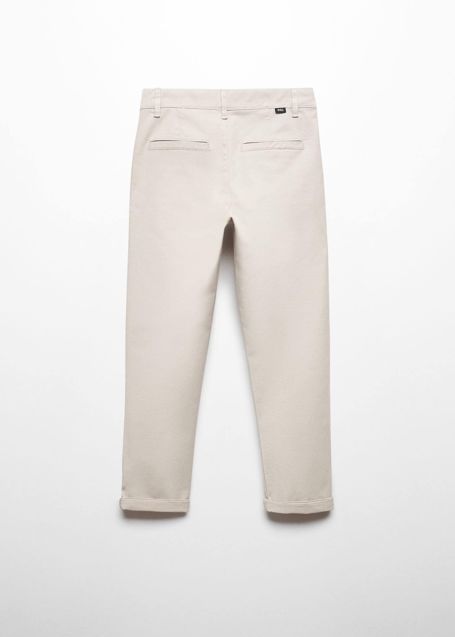 Boys top white chinos