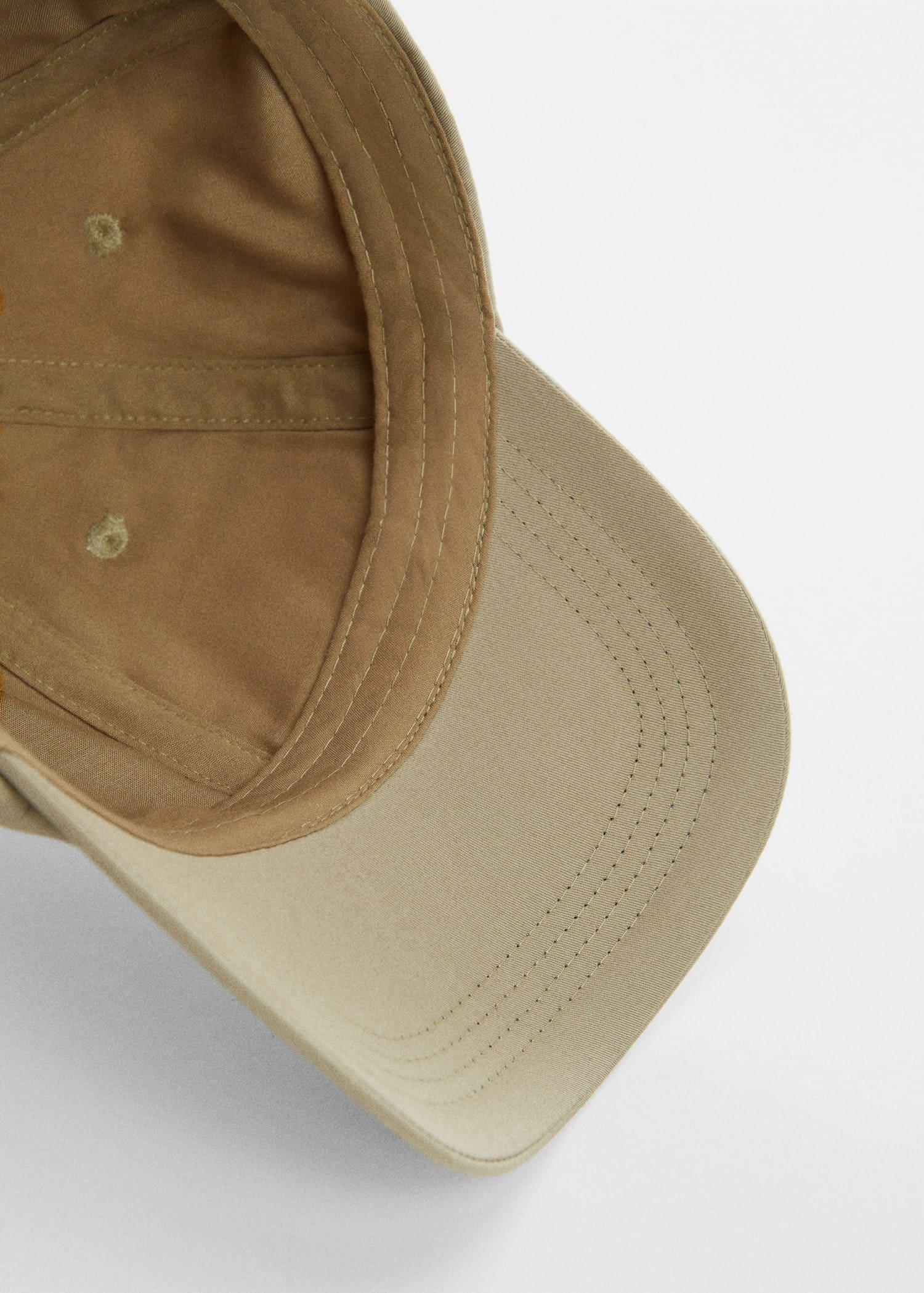 Brown Lt-Pastel Cotton Visor Cap, , large image number 3