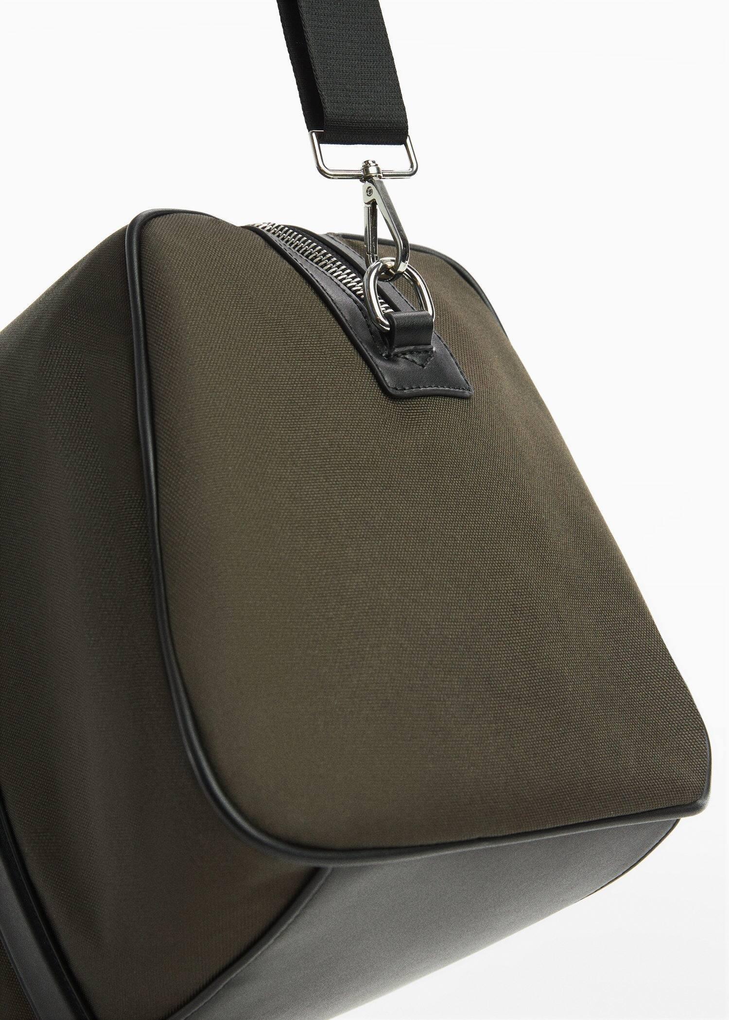 Khaki Woven Travel Bowling Bag, , large image number 3