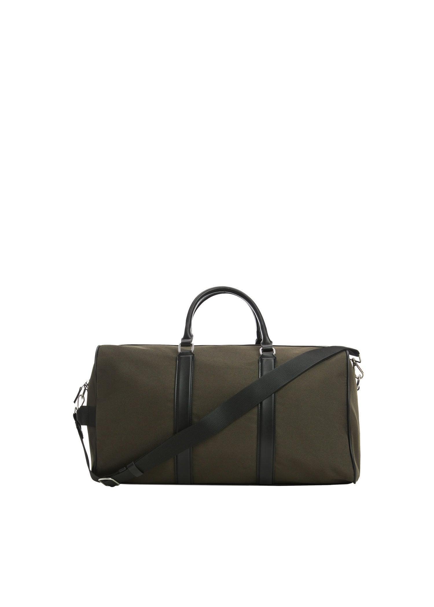 Khaki Woven Travel Bowling Bag, , large image number 7