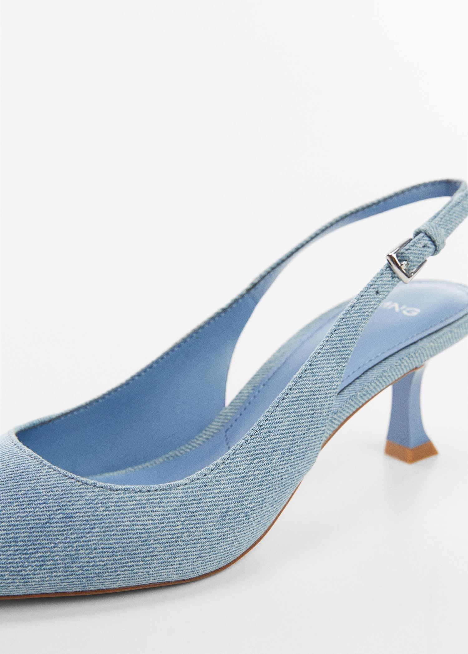 Mango - Blue High-Heeled Denim Shoes