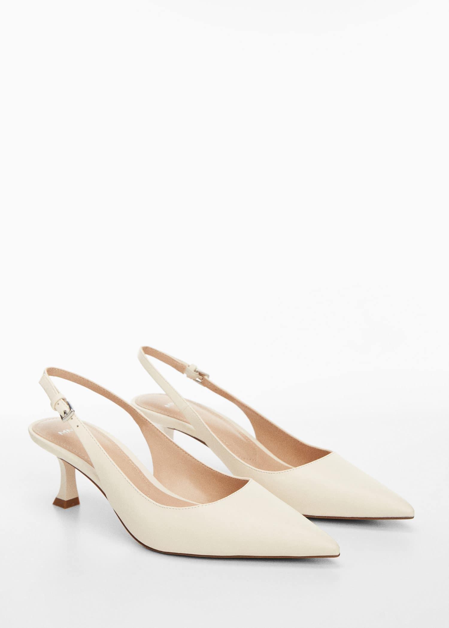 Beige Kitten Heel Shoes, , large image number 0