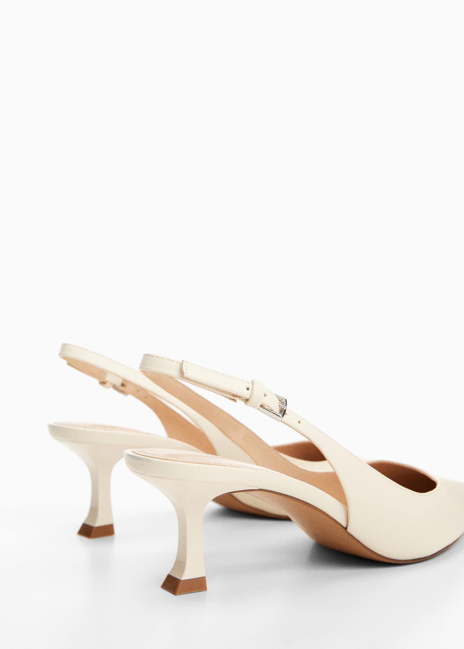 Beige Kitten Heel Shoes, , large image number 1
