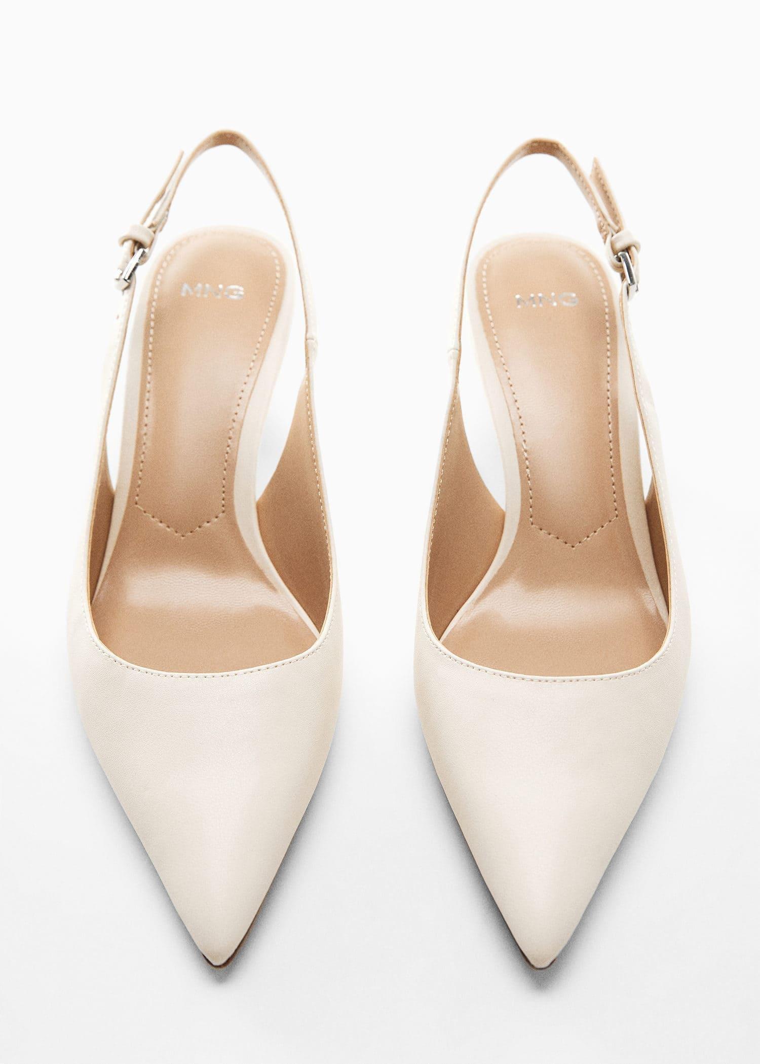 Beige Kitten Heel Shoes, , large image number 4