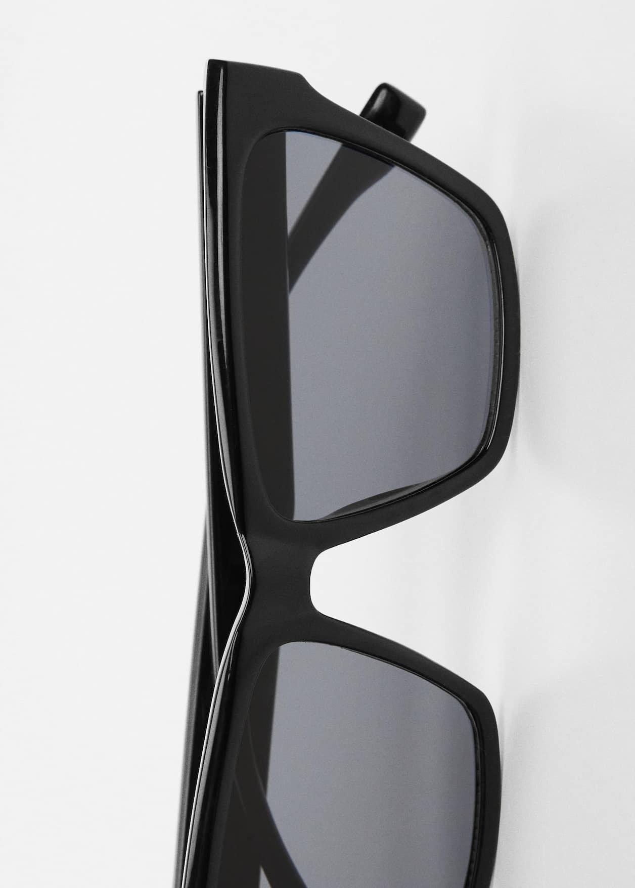 Mango - Black Acetate Frame Sunglasses