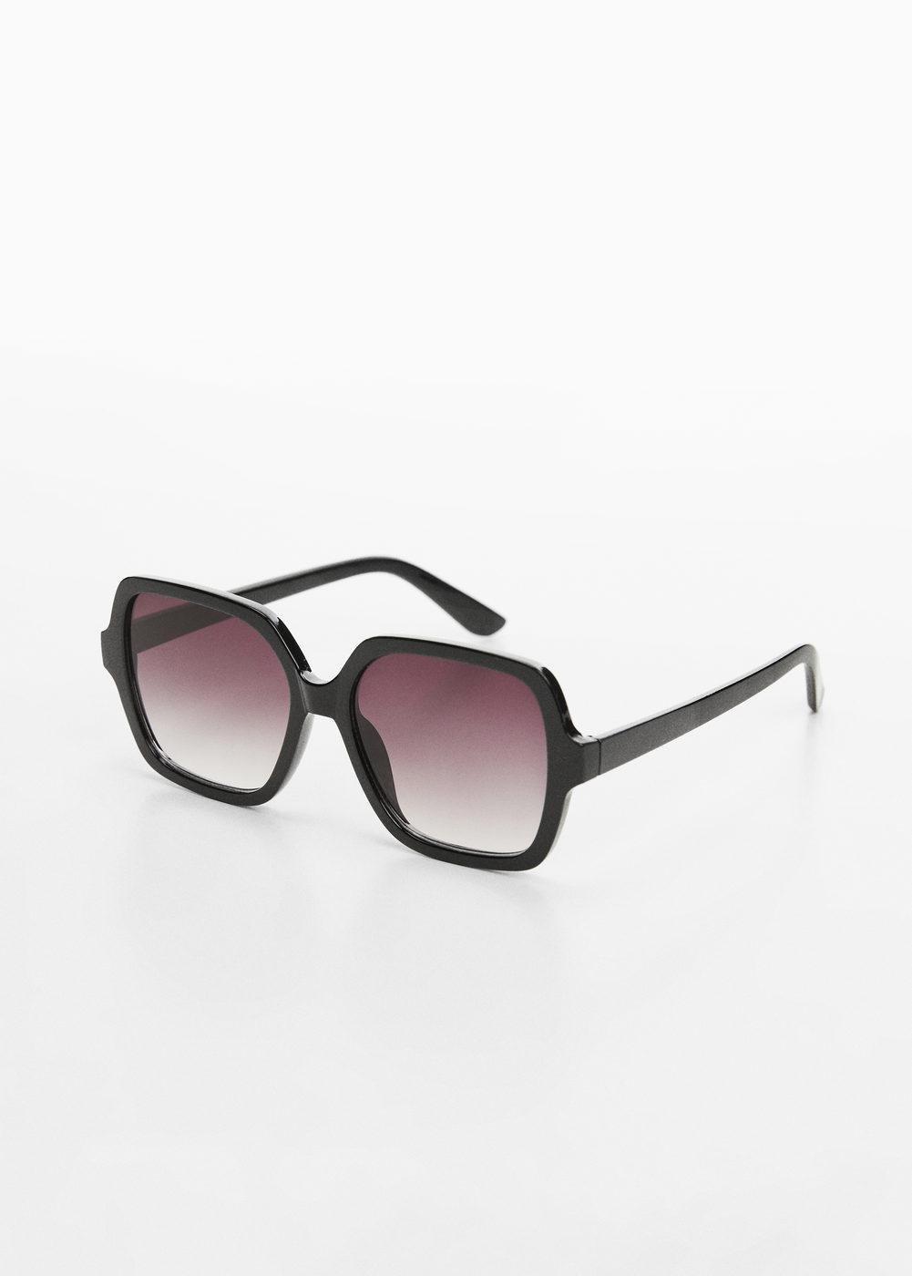 Mango - Black Square Sunglasses