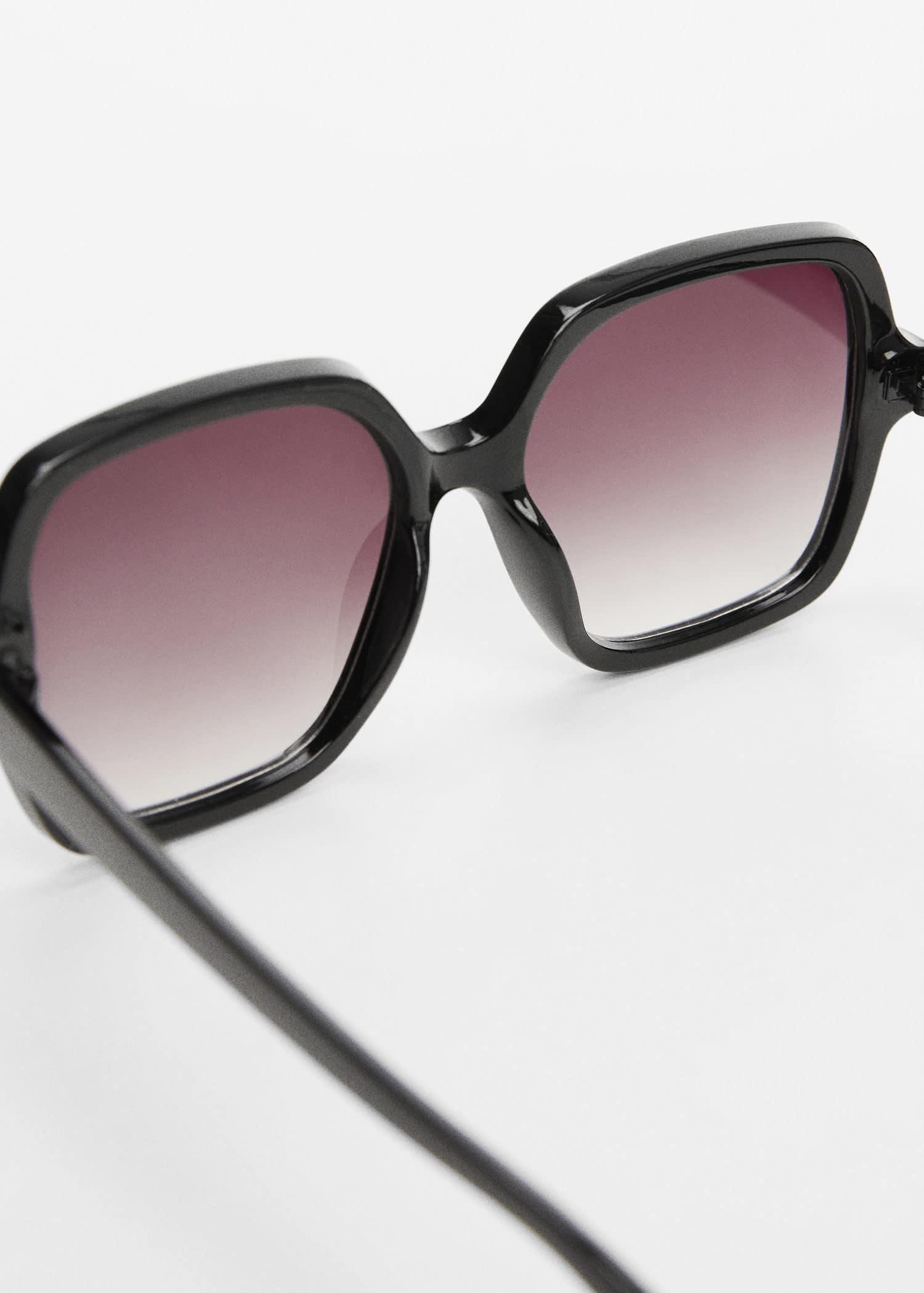 Mango - Black Square Sunglasses