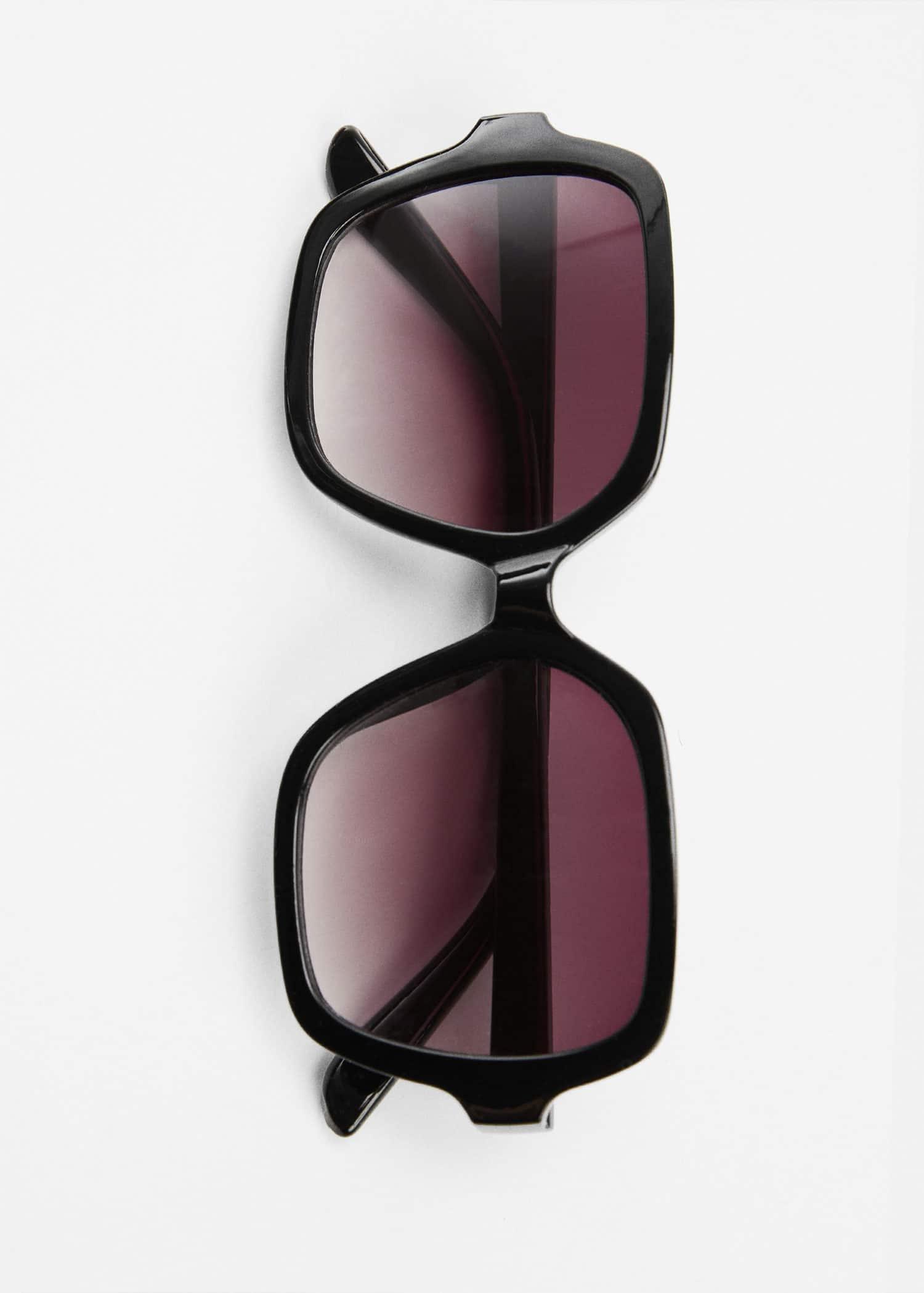 Mango - Black Square Sunglasses