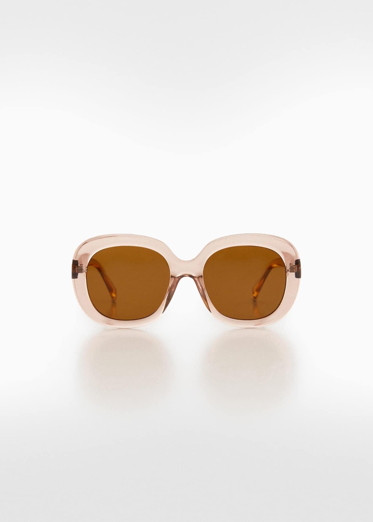 Mango - Pink Maxi-Frame Sunglasses