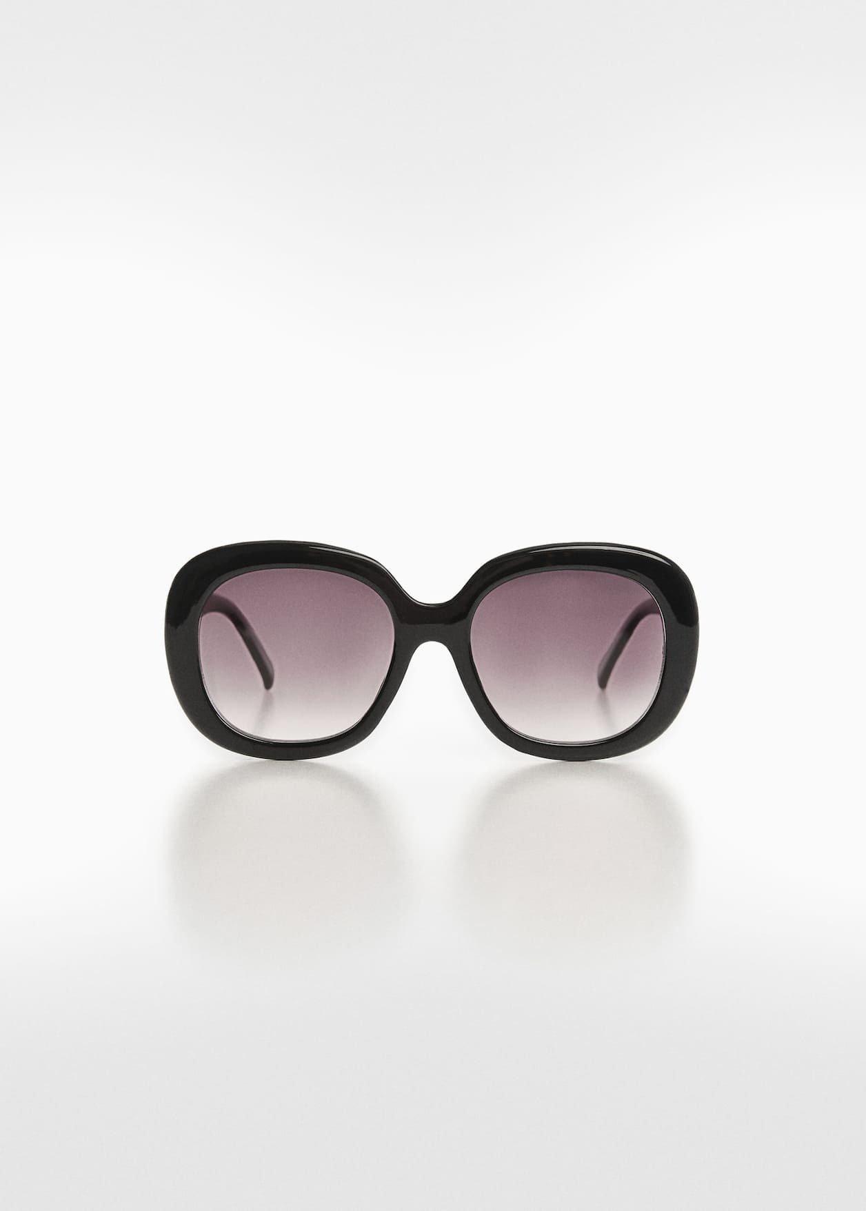 Mango - Black Maxi-Frame Sunglasses