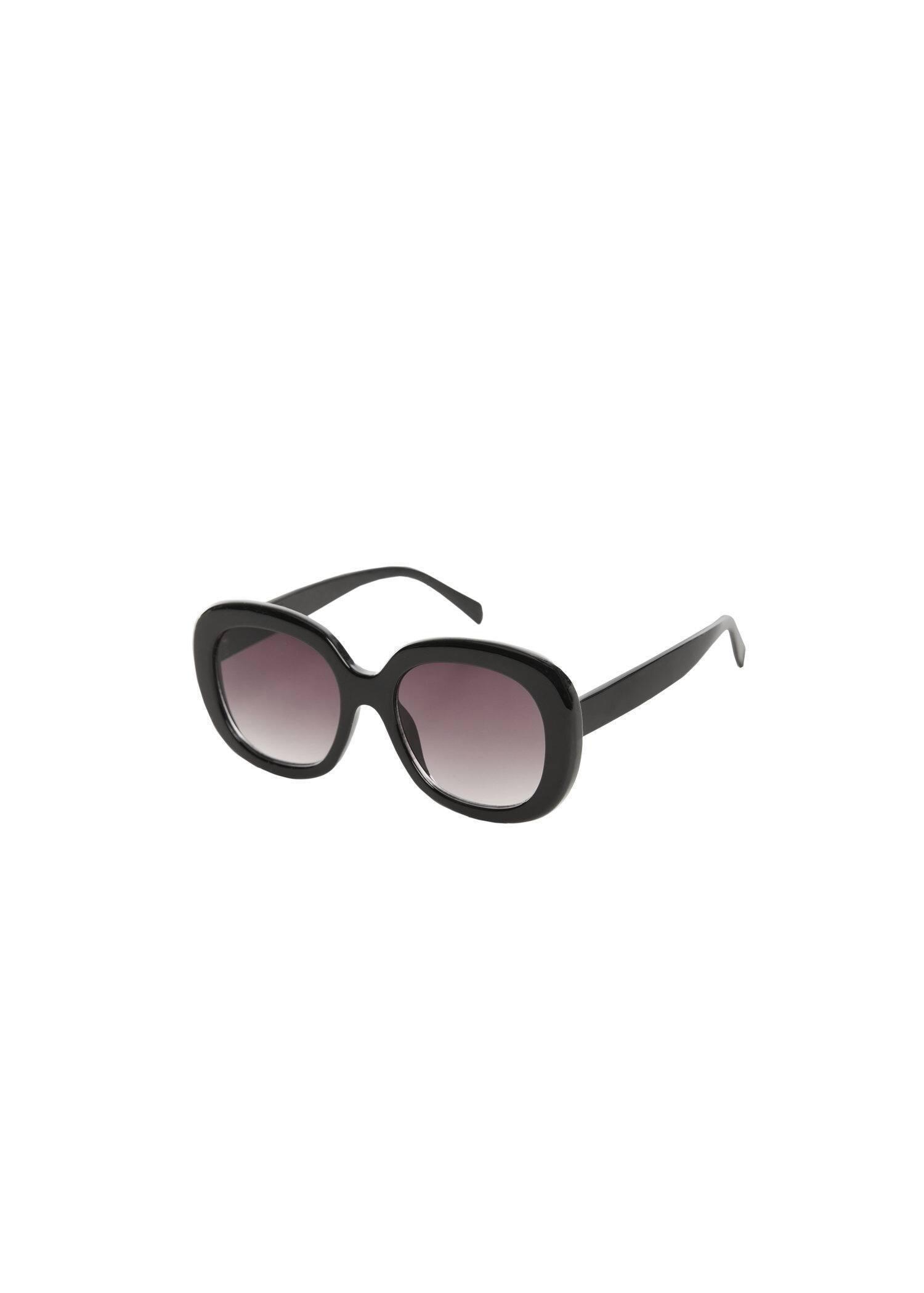 Mango - Black Maxi-Frame Sunglasses