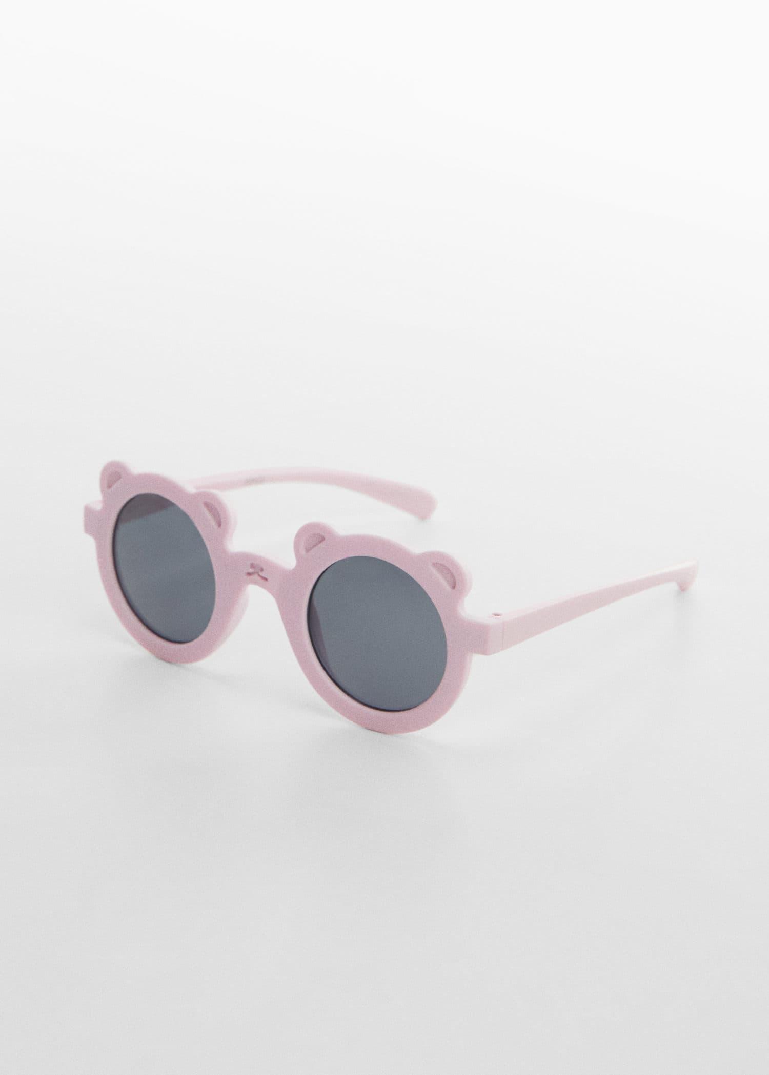 Mango - Pink Teddy Bear Sunglasses, Kids Girls