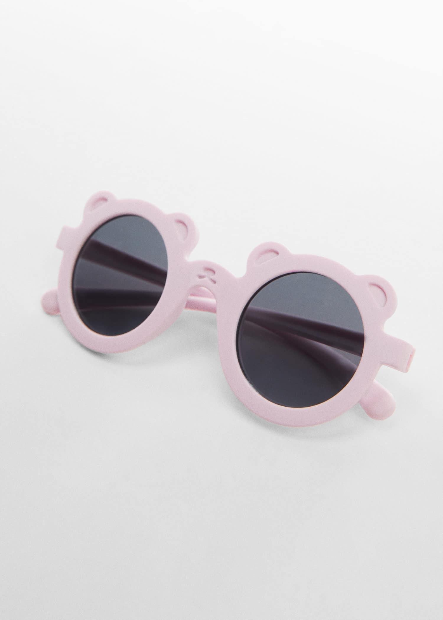 Mango - Pink Teddy Bear Sunglasses, Kids Girls