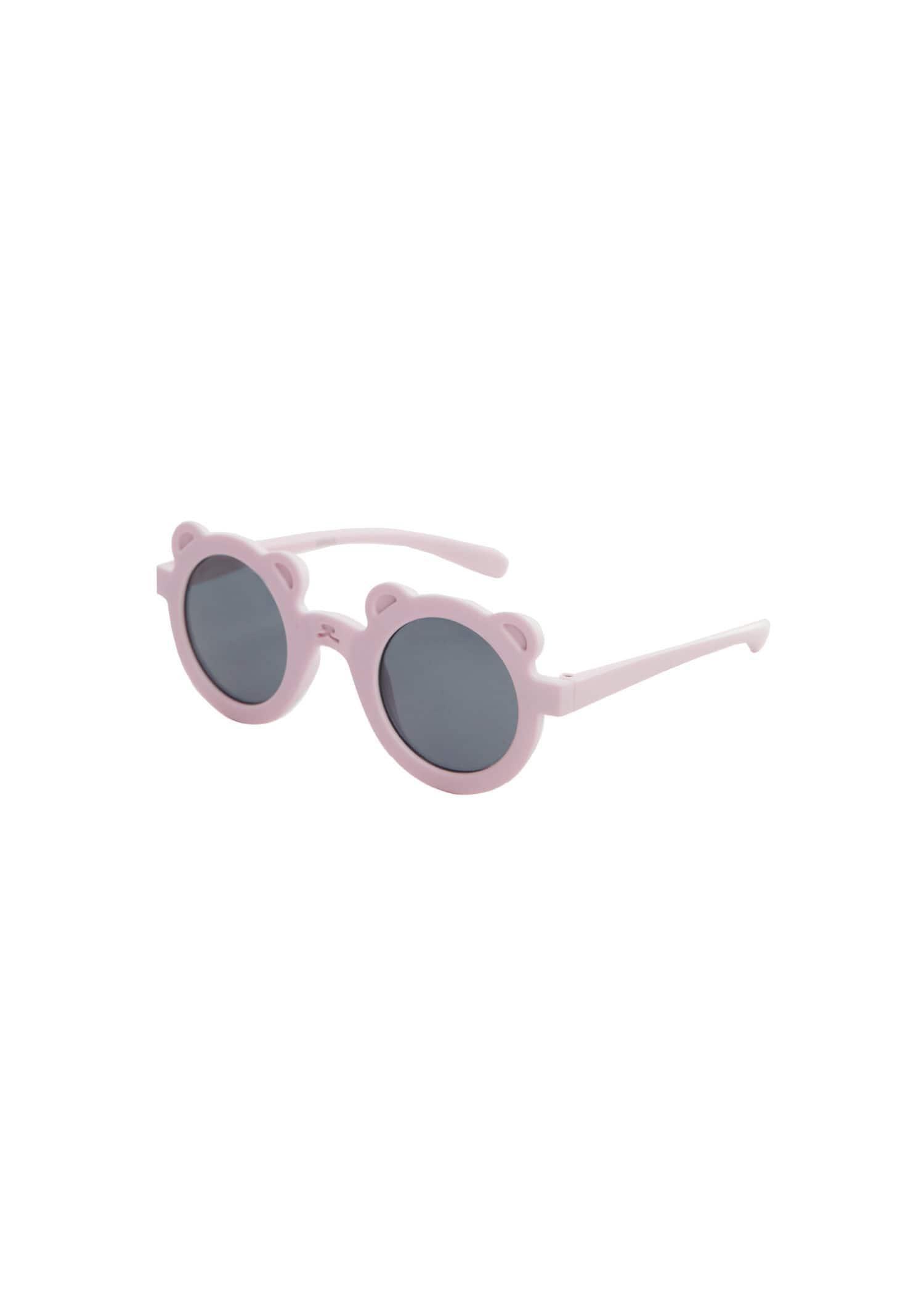 Mango - Pink Teddy Bear Sunglasses, Kids Girls