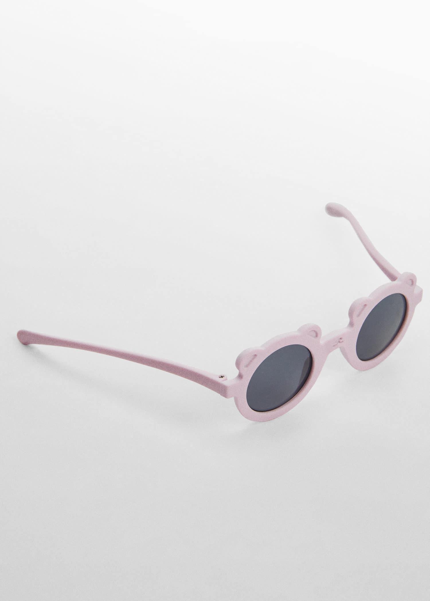 Mango - Pink Teddy Bear Sunglasses, Kids Girls