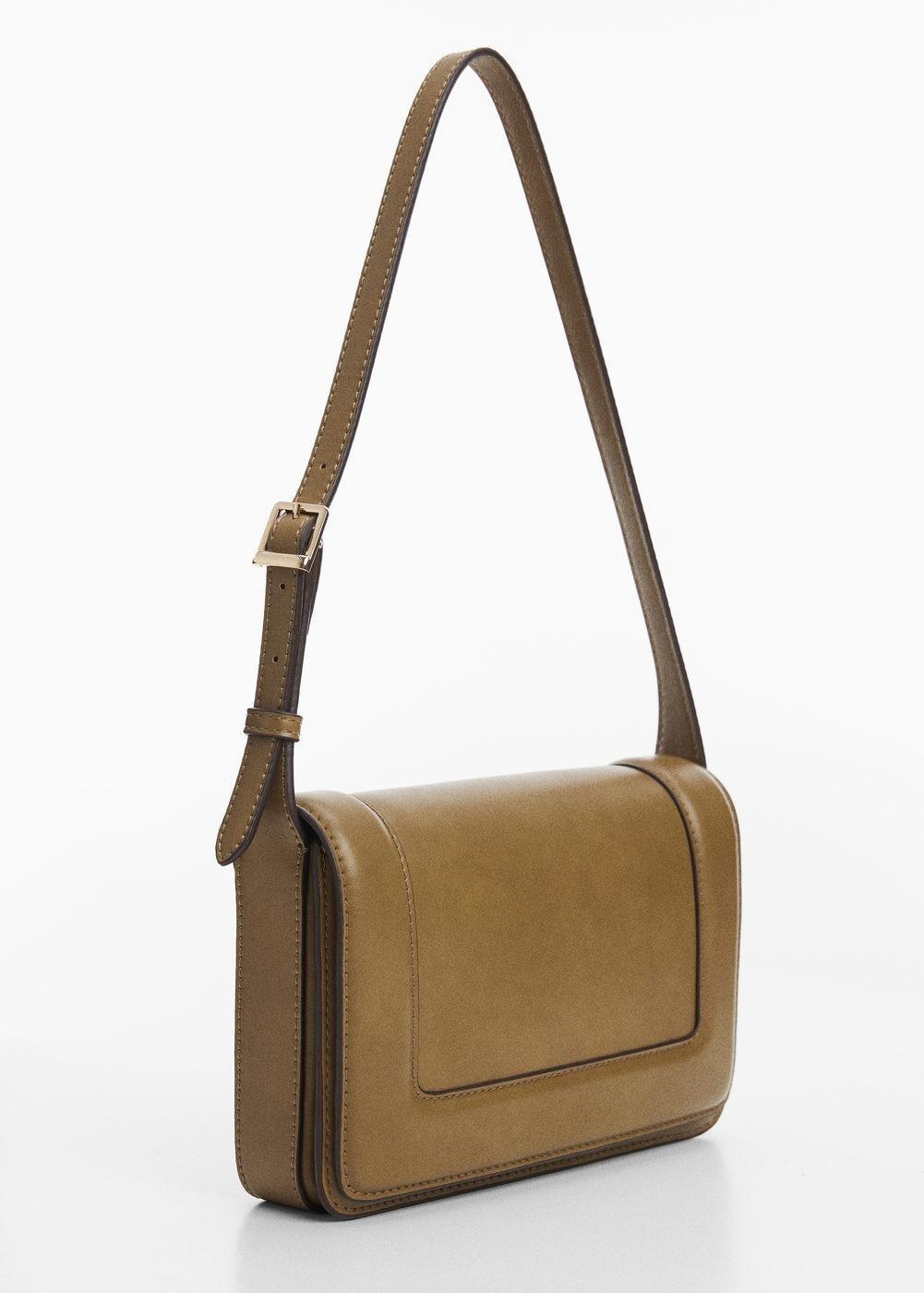 Khaki Crossbody Bag With Flap, , large image number 0