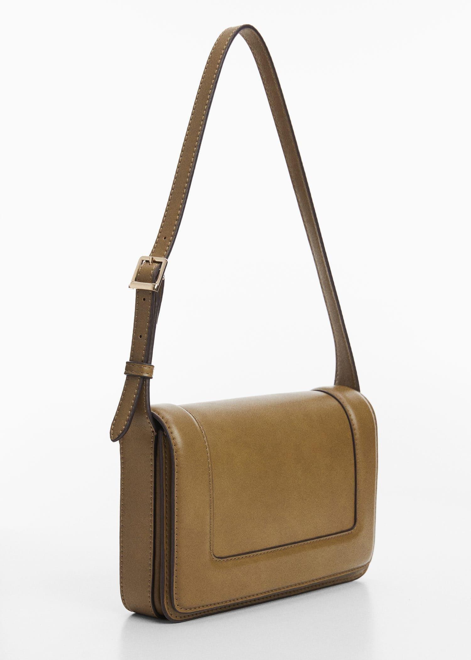 Khaki Crossbody Bag With Flap, , large image number 1