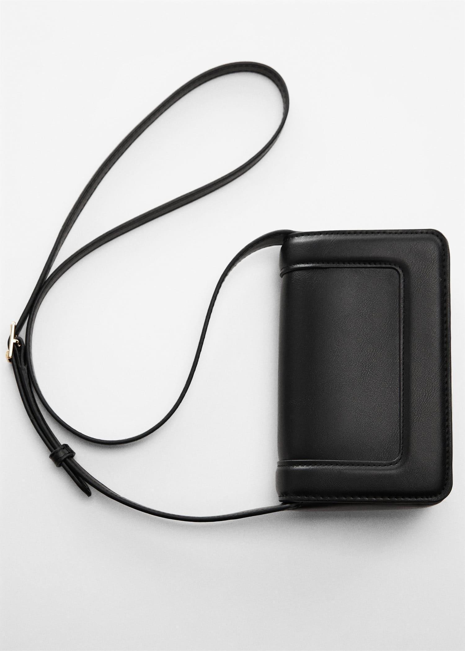 Black Crossbody Bag With Flap, , large image number 9