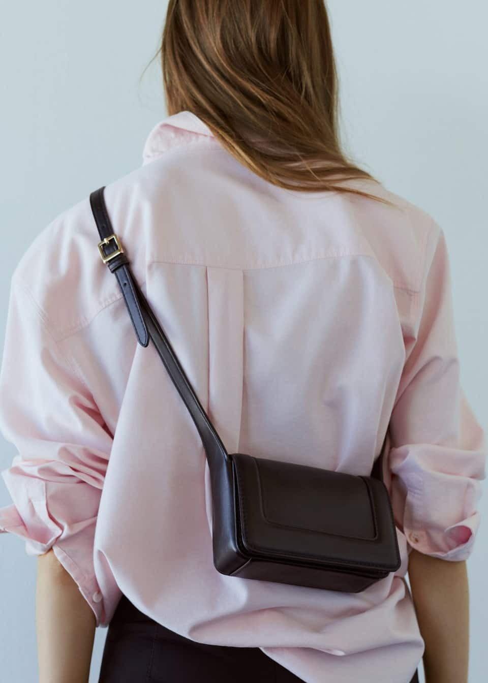 Black Crossbody Bag With Flap, , large image number 10