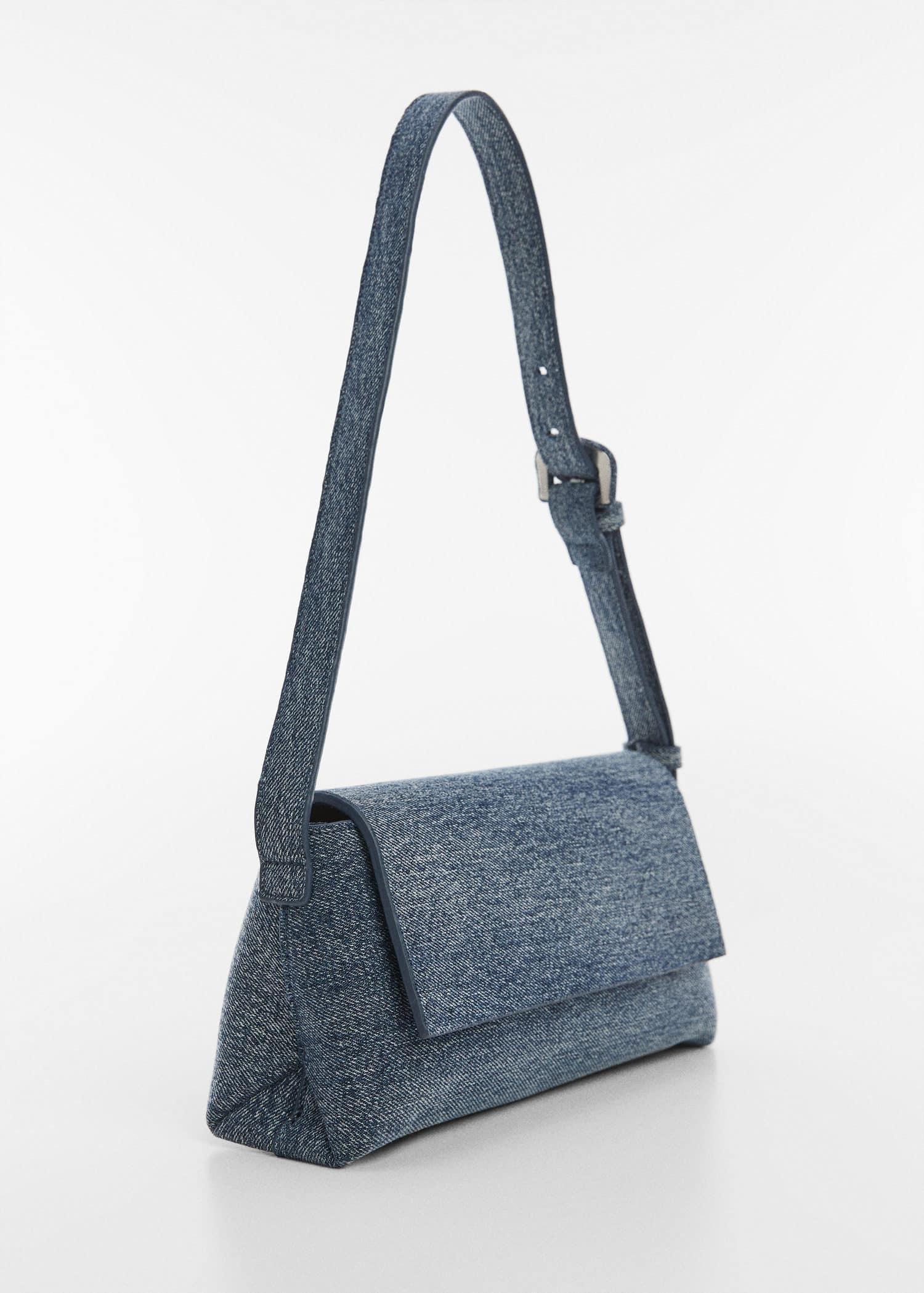 Blue Denim Shoulder Bag, , large image number 0