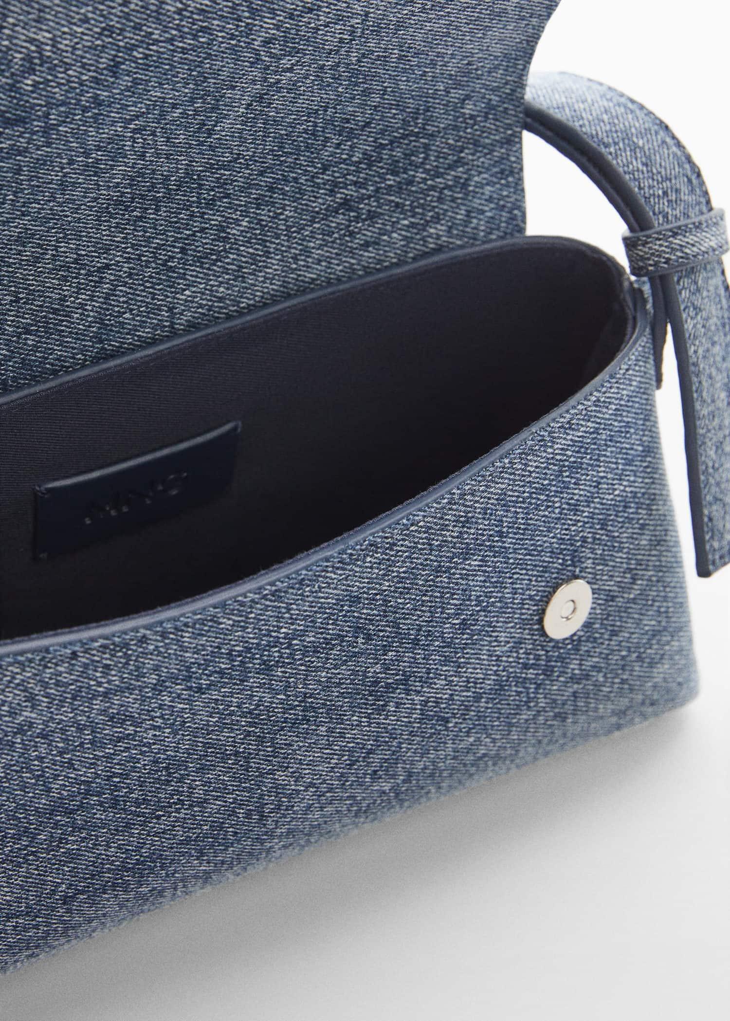 Mango - Blue Denim Shoulder Bag