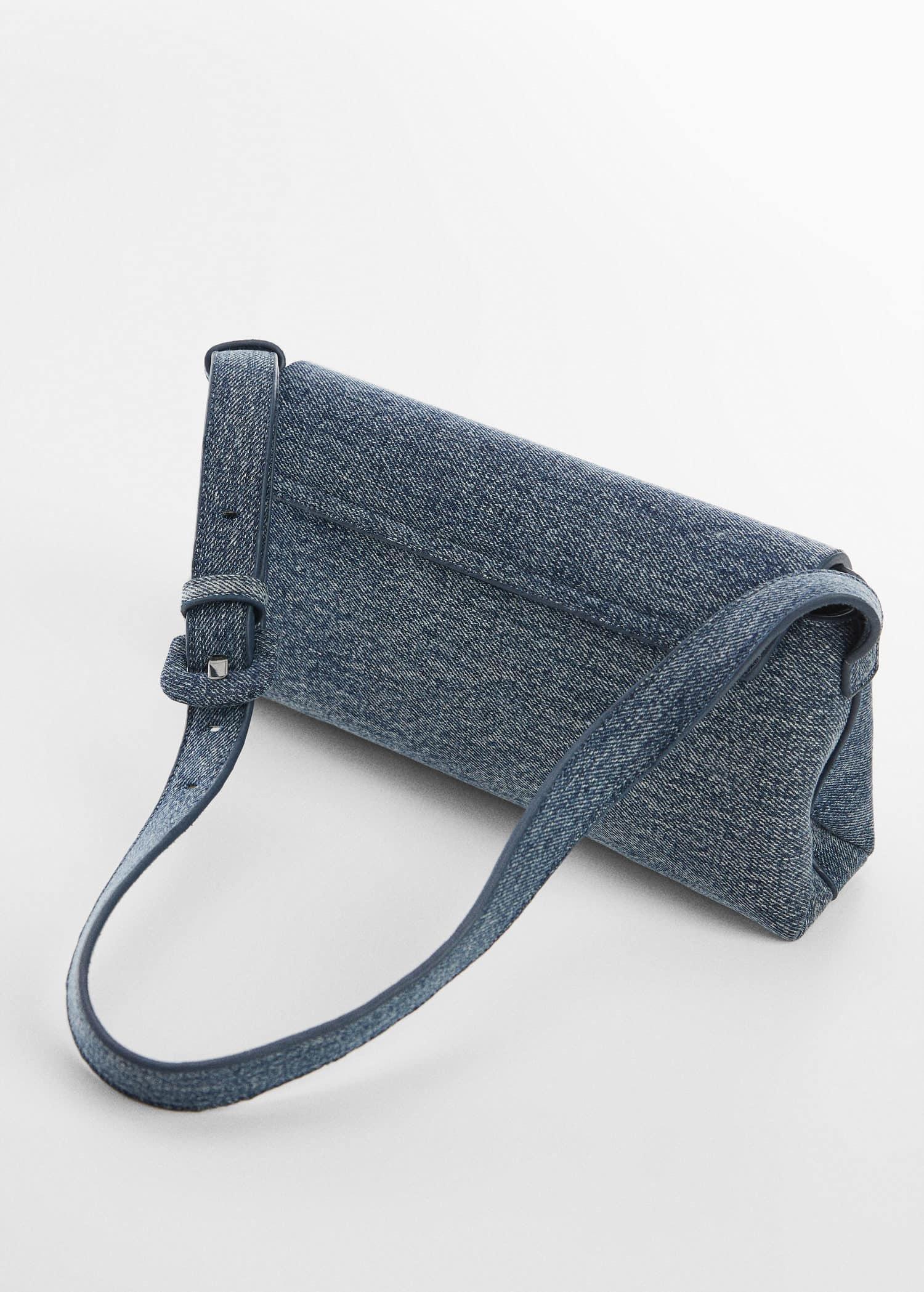 Mango - Blue Denim Shoulder Bag