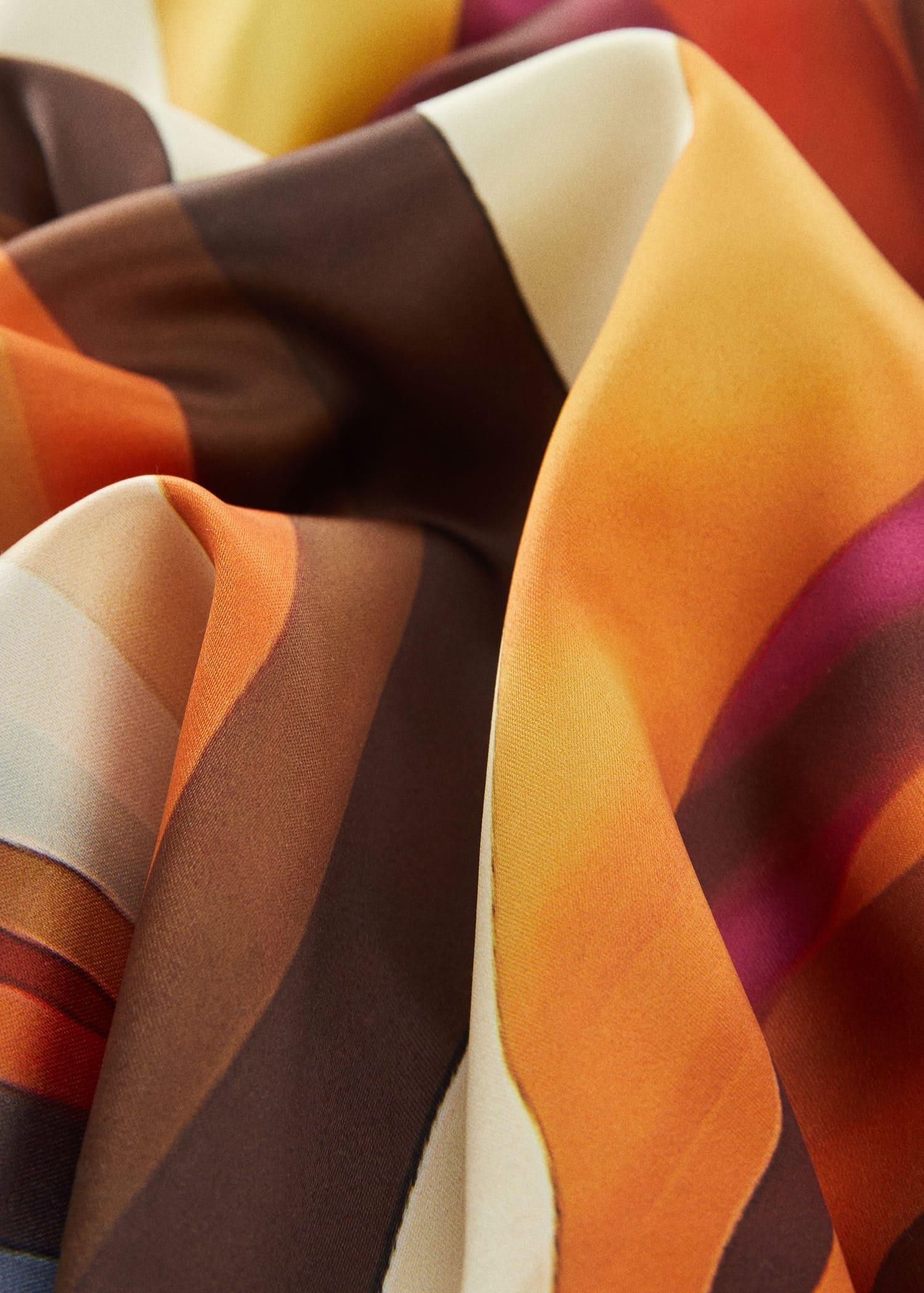 Multicolour Striped Scarf, , large image number 1