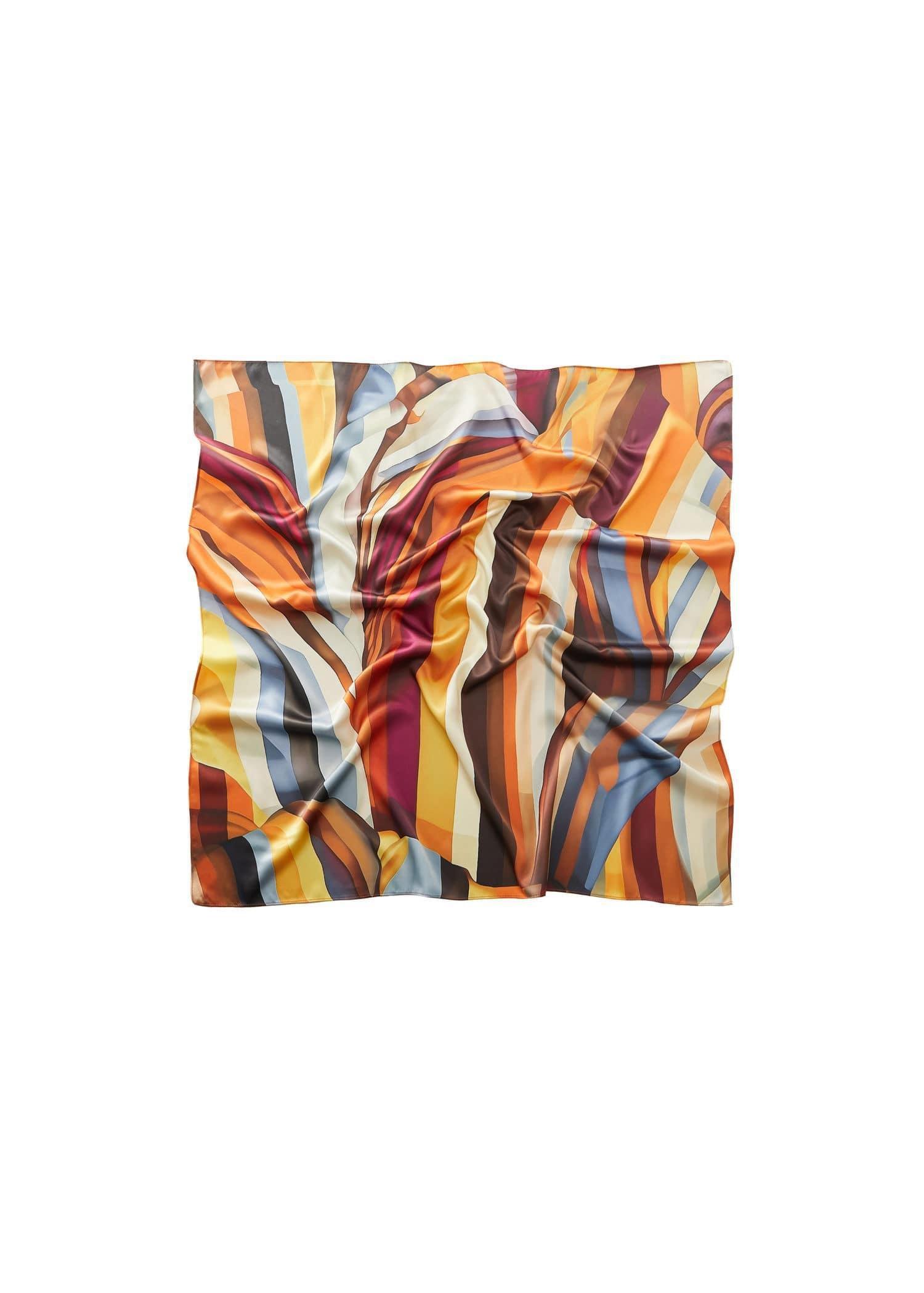Multicolour Striped Scarf, , large image number 3