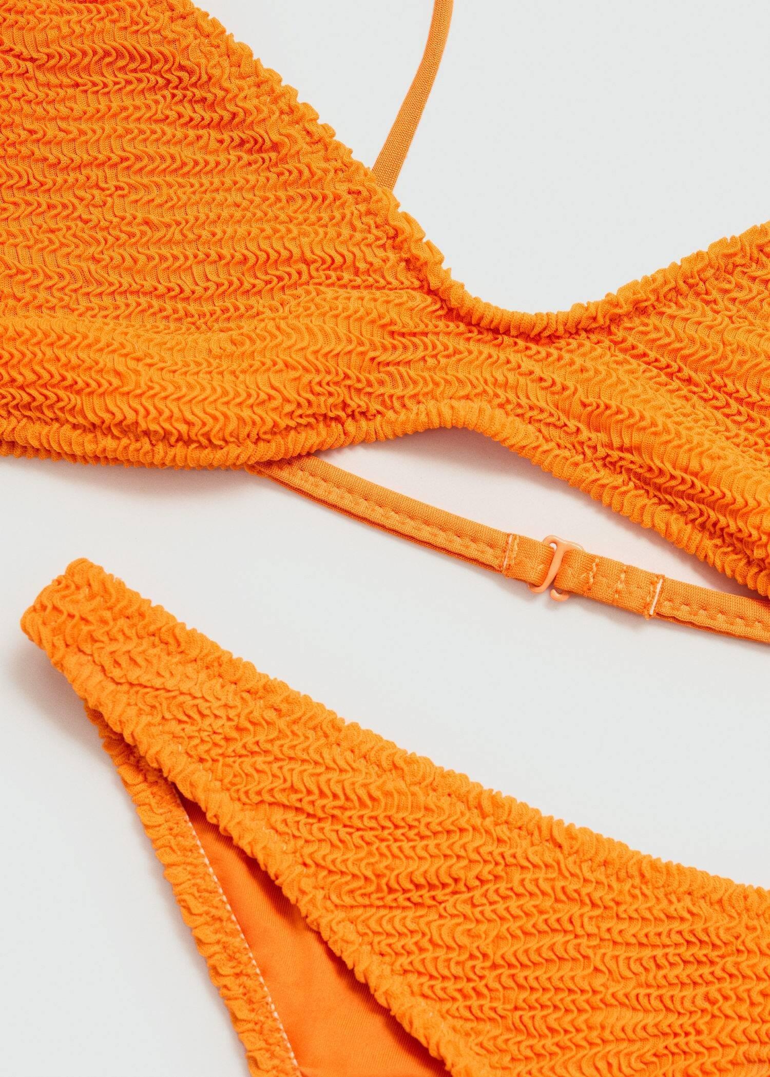 Mango - Orange Textured Bikini Bottom