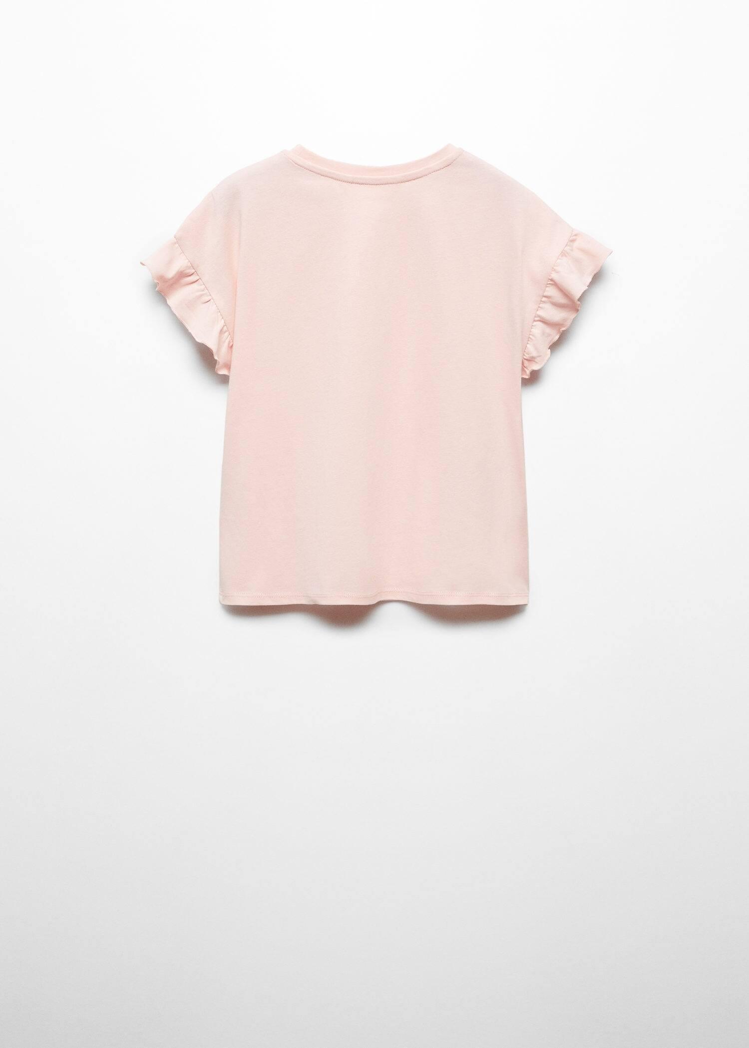 Mango - Pink Printed Message T-Shirt, Kids Girls