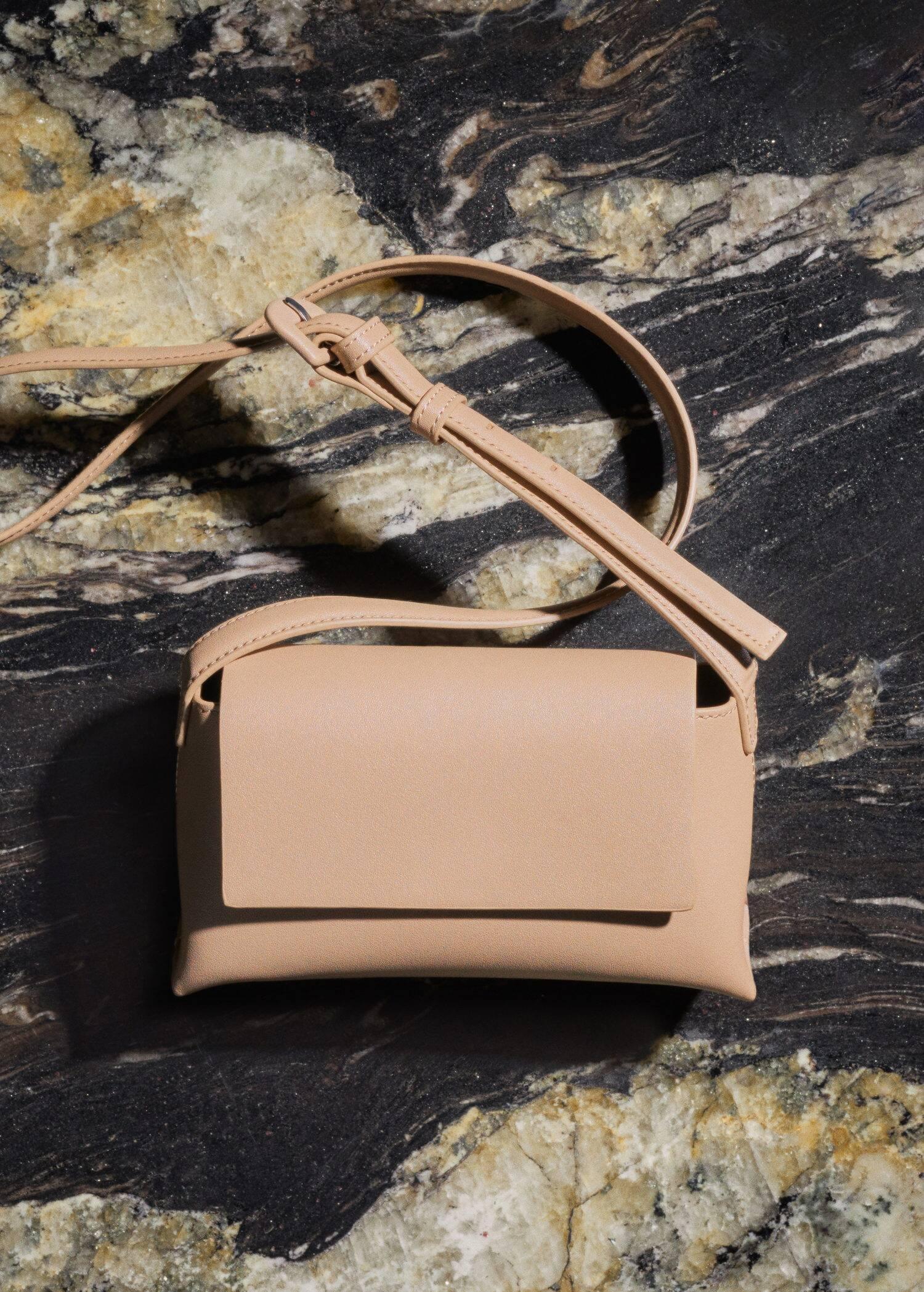 Brown Crossbody Flap Bag, , large image number 6