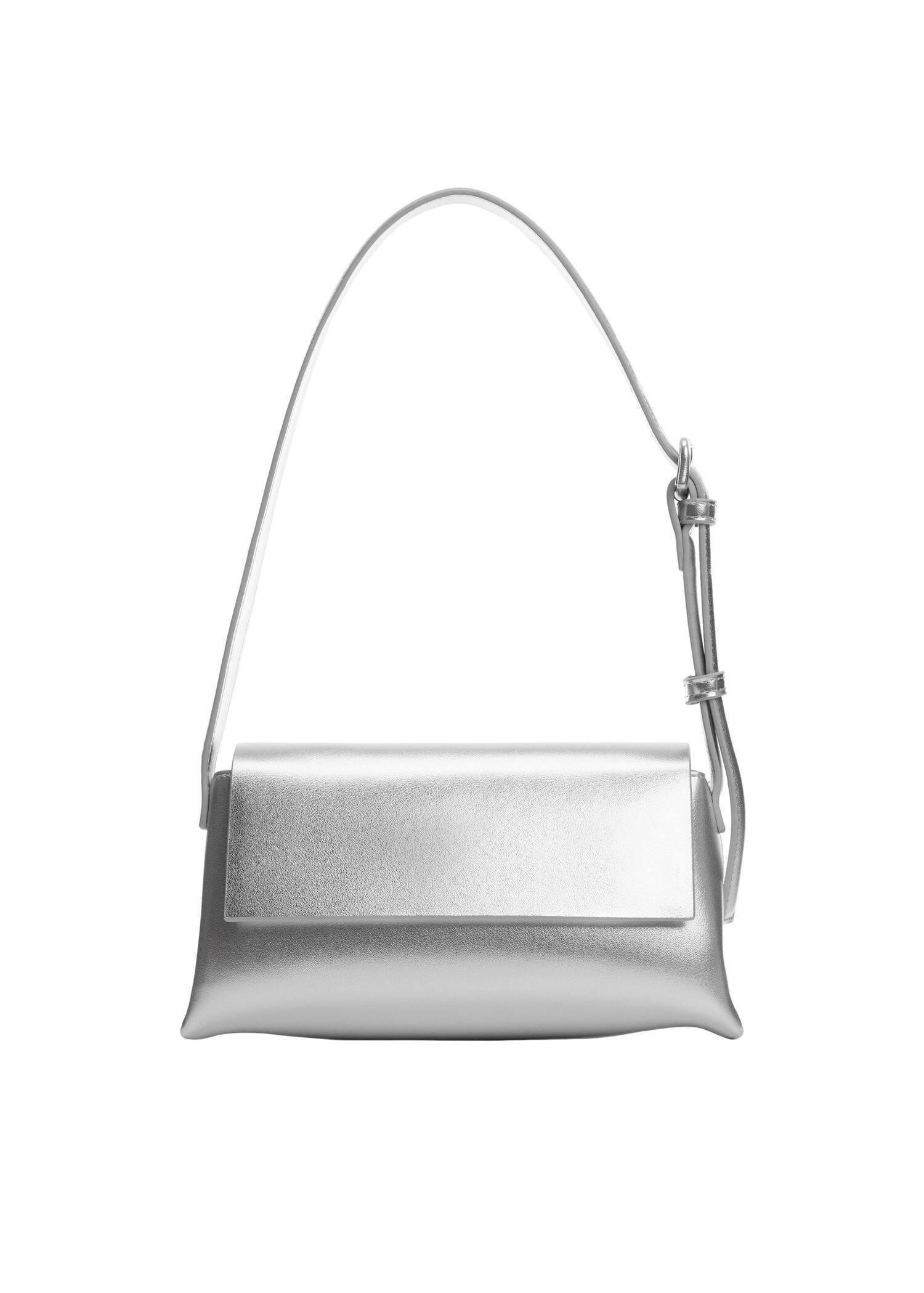 Silver Shoulder Bag, , large image number 2