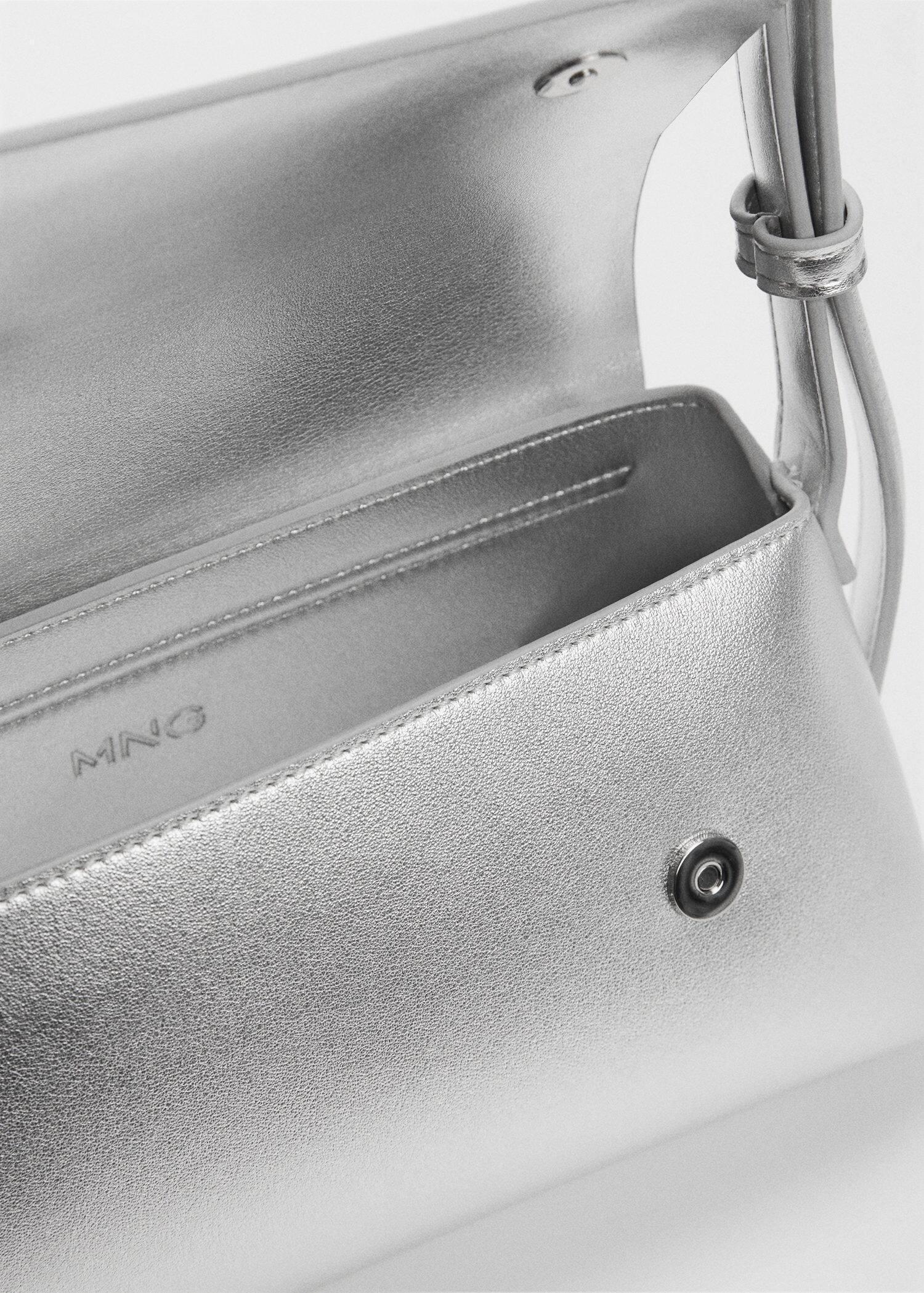 Silver Shoulder Bag, , large image number 3