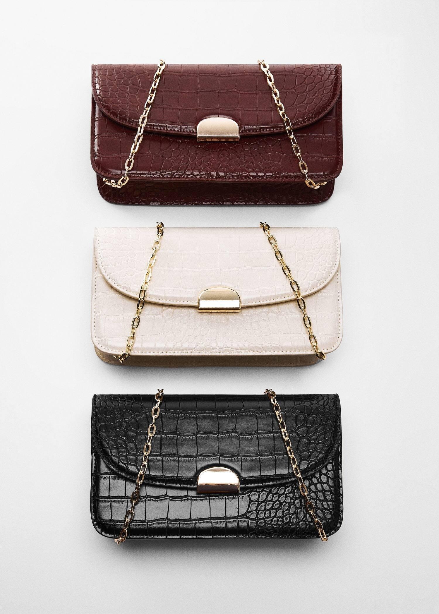 Red Coco-Effect Chain Bag, , large image number 5