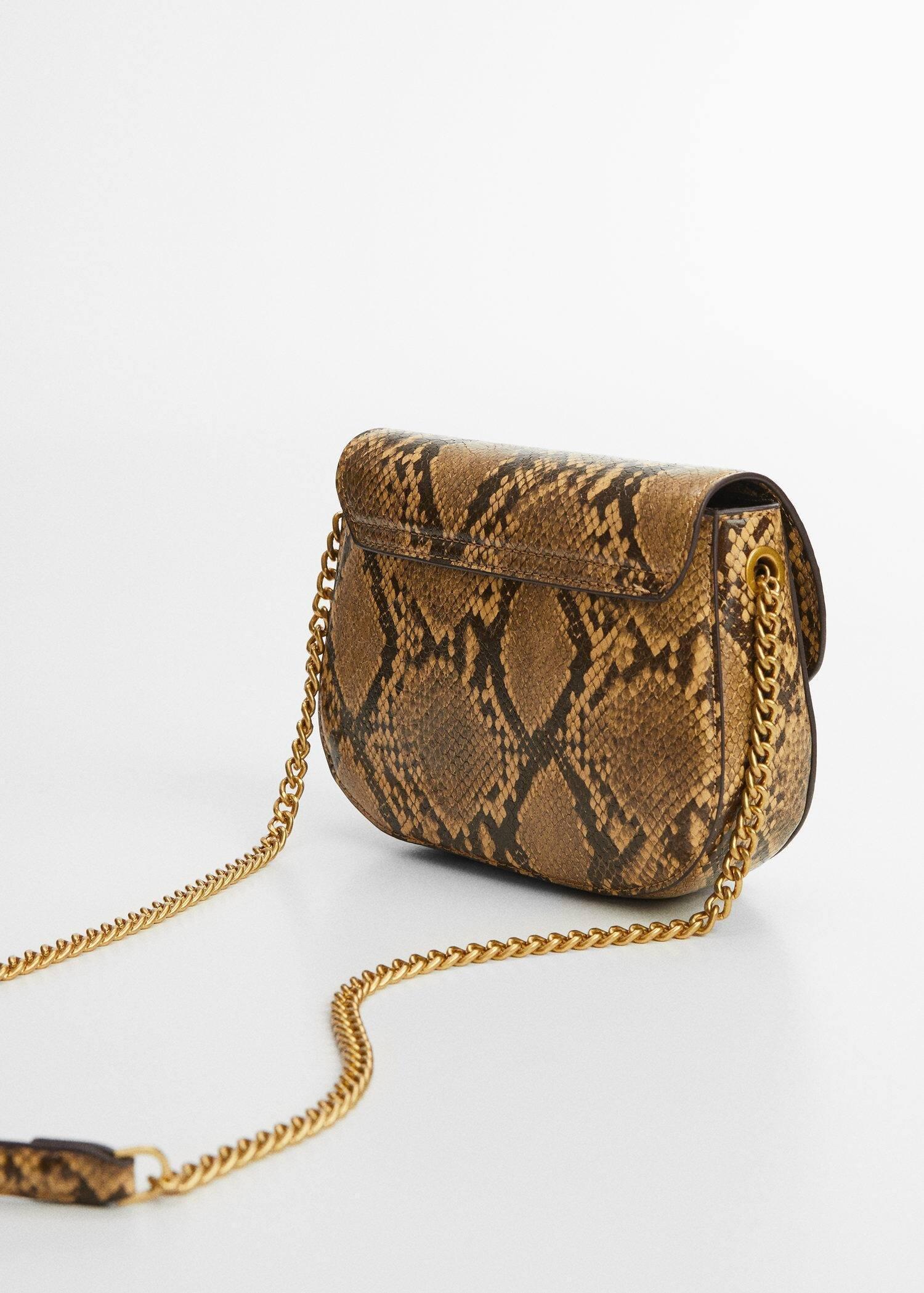 Mango - Brown Crossbody Bag With Flap