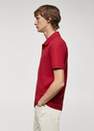 Mango - Red Cotton Polo Shirt
