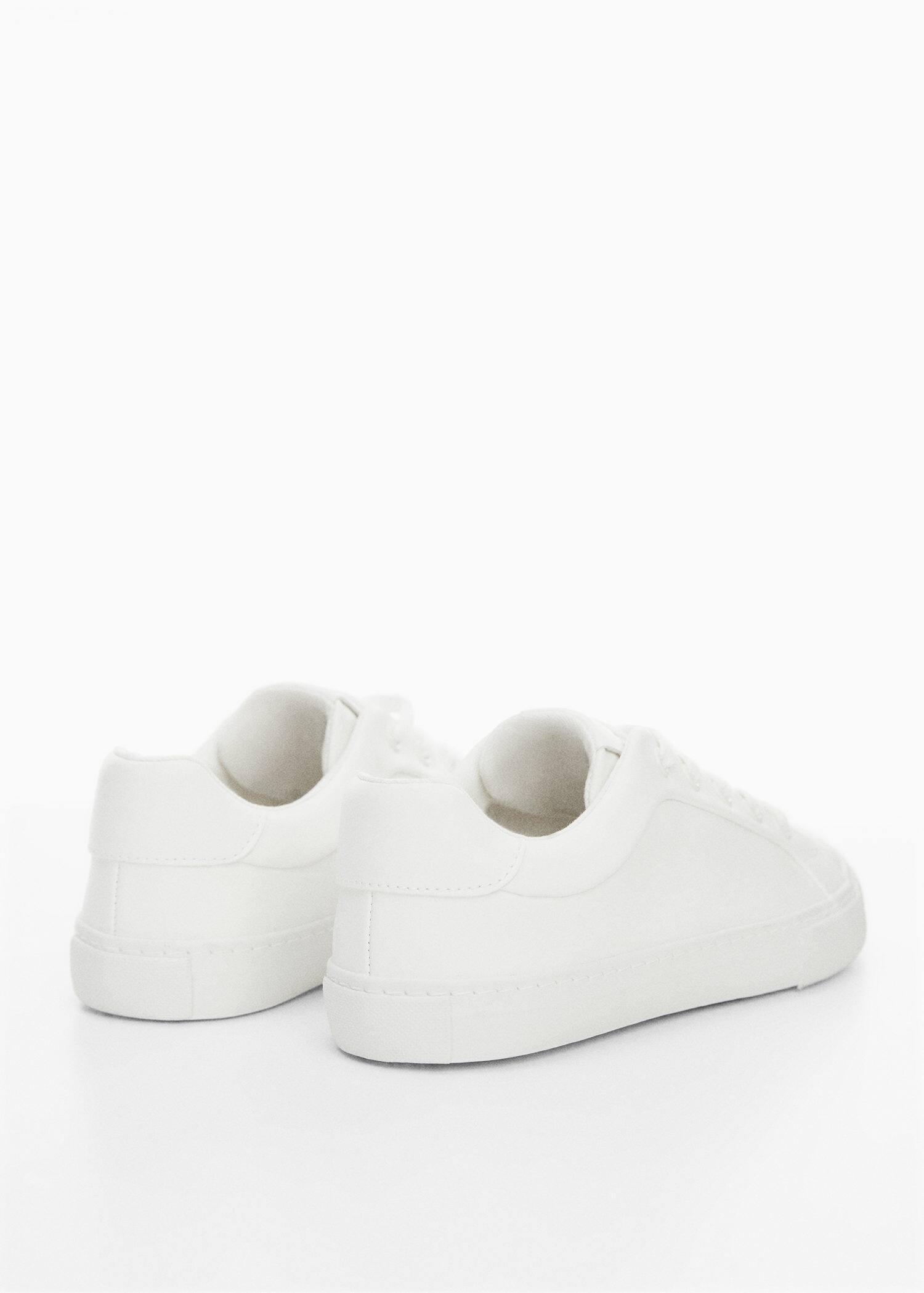 Mango - White Velcro Fastening Sneakers, Kids Boys