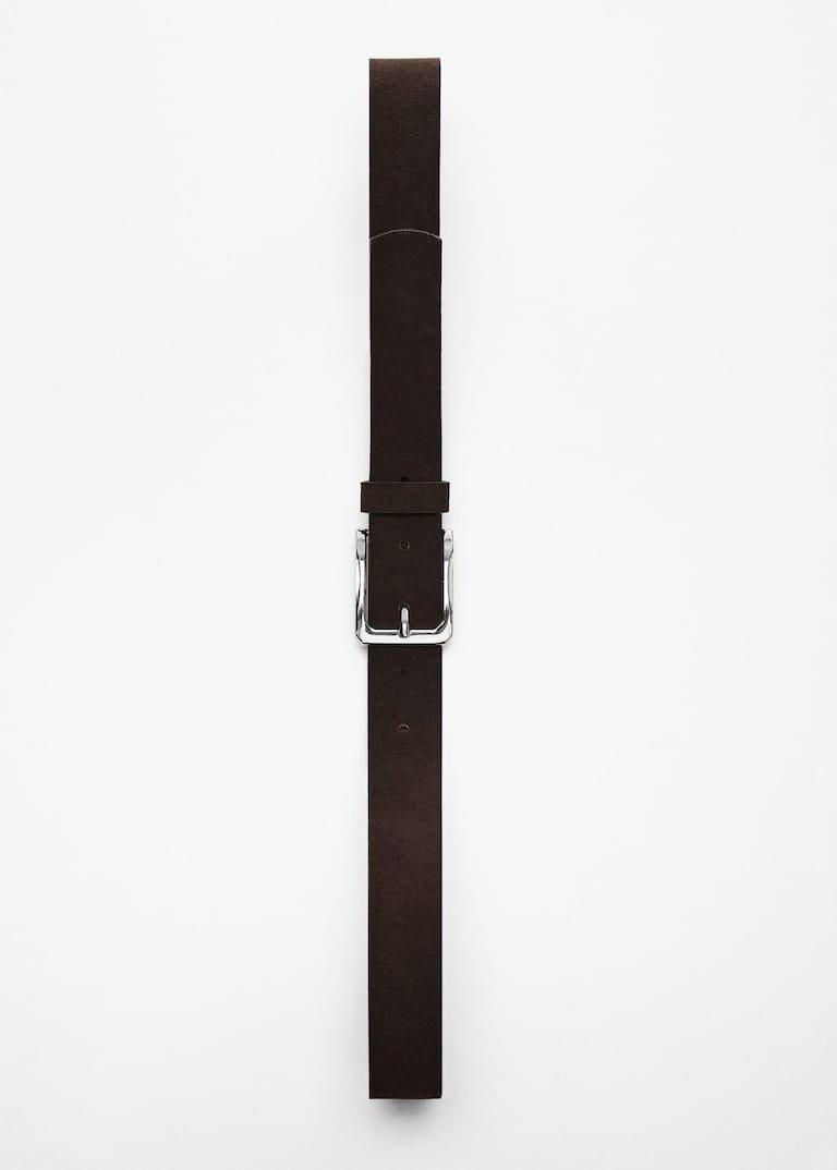 Mango - Brown Suede Belt