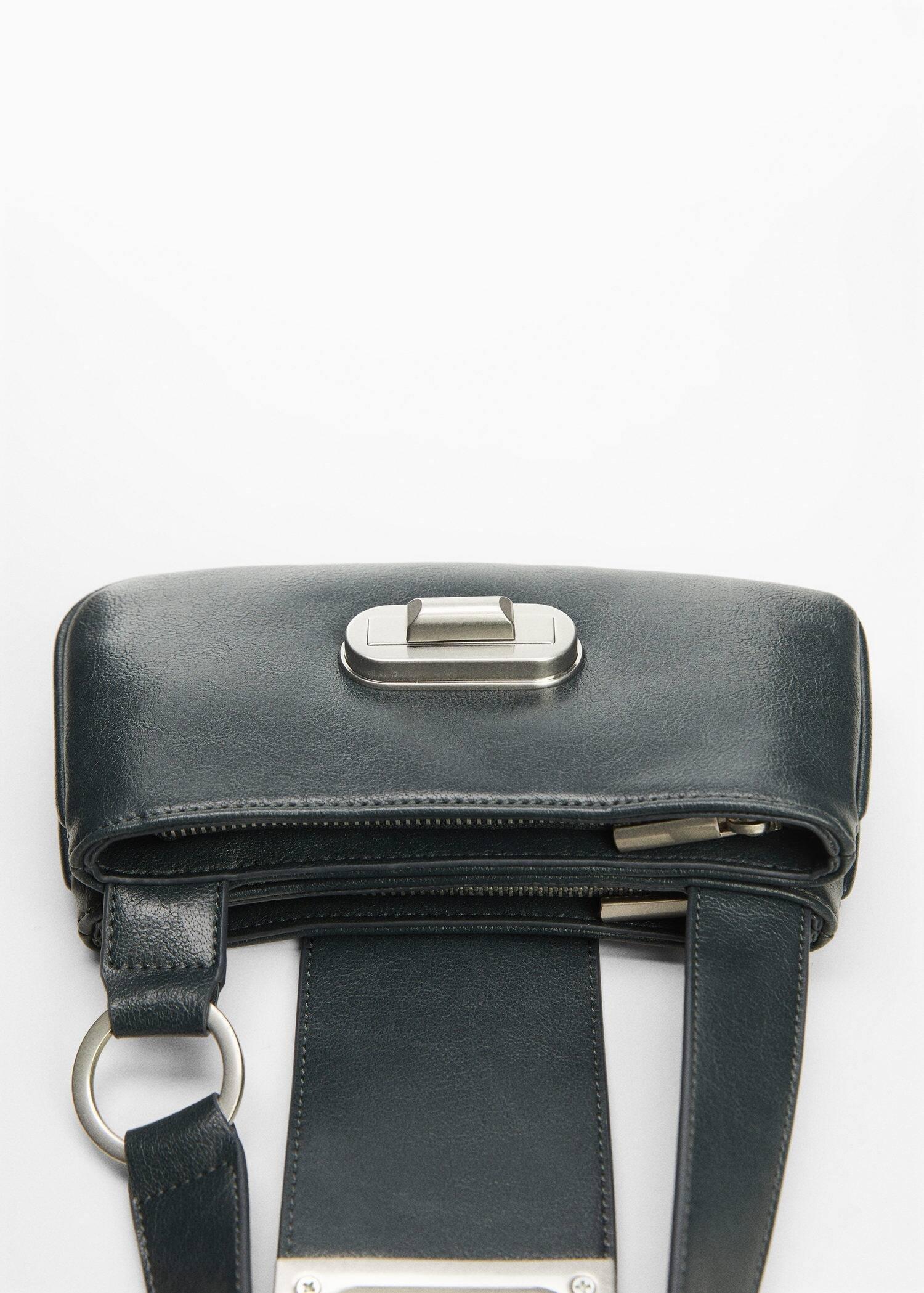 Navy Double Compartment Bag, , large image number 3